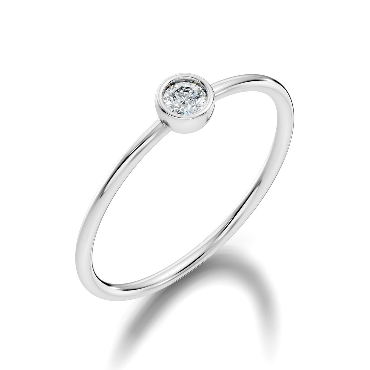 .10 Ct. Round Diamond Bezel Solitaire Ring (2-30203984937026) 13