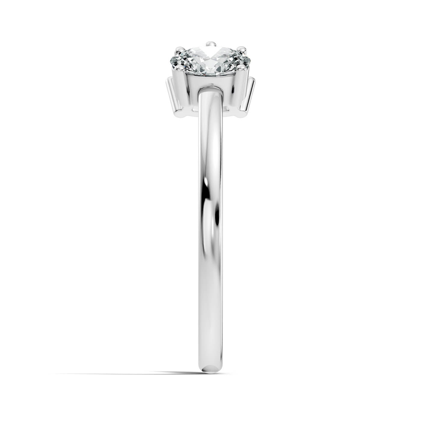 .50 Ct. Trillion & Oval Diamond Open Ring (7-32954049298525) 12