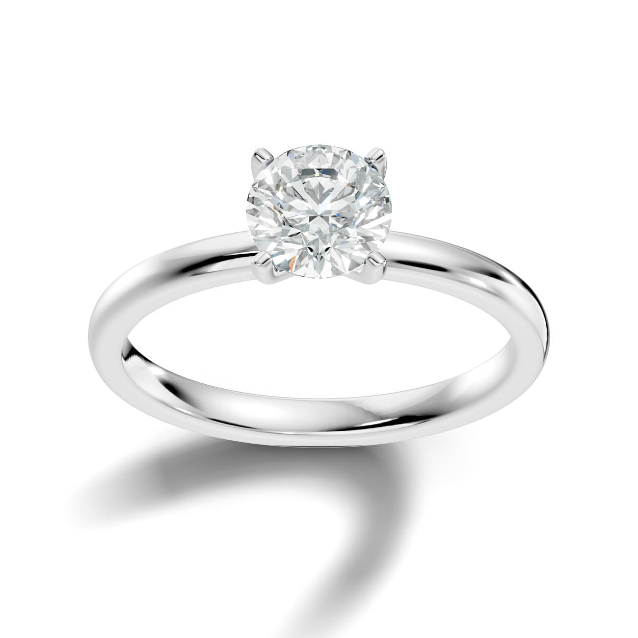 1.00 Ct. Round Brilliant Solitaire Diamond Engagement Ring (19-a copy)