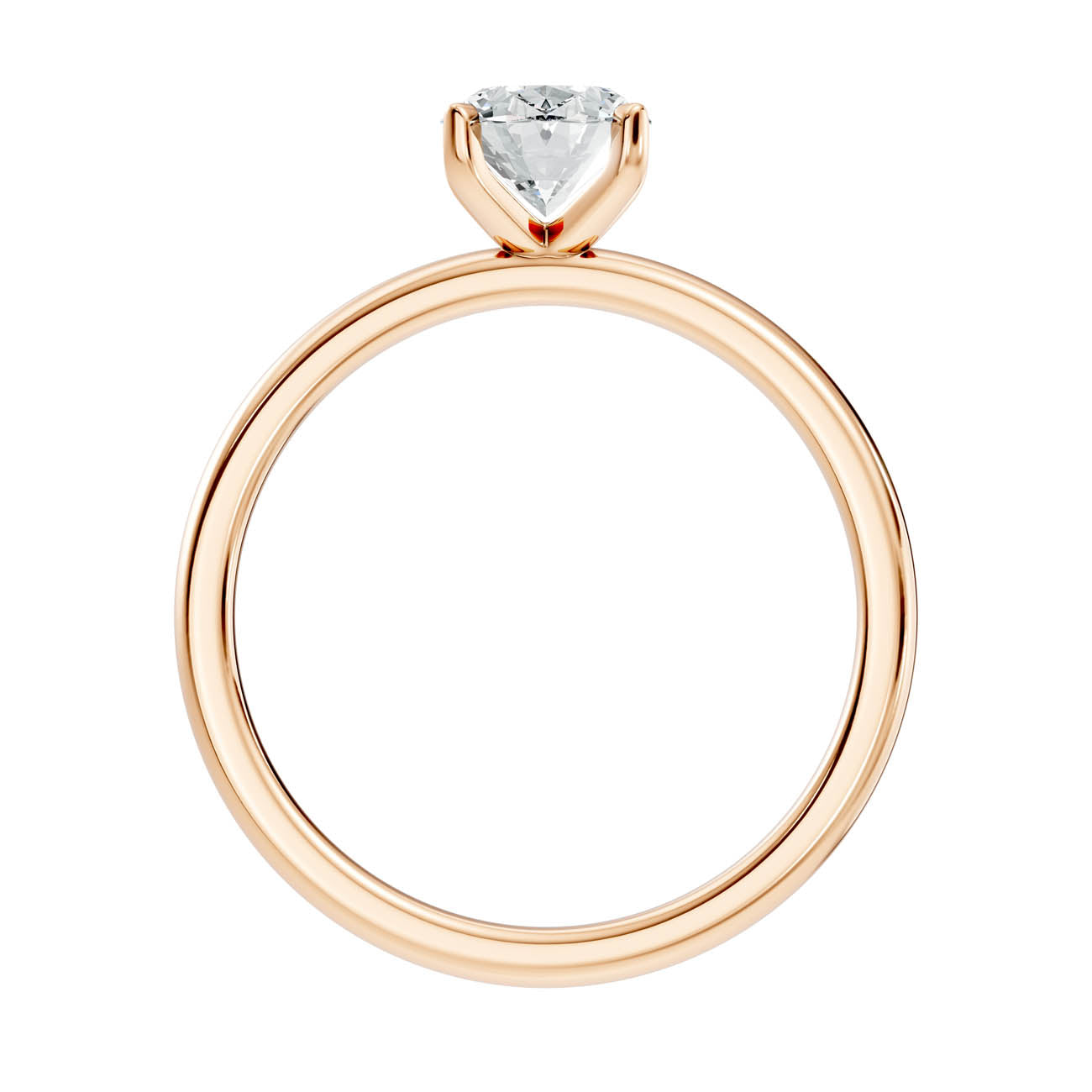 1.00 Ct. Oval Cut Diamond Solitaire Engagement Ring (19-b copy) 5
