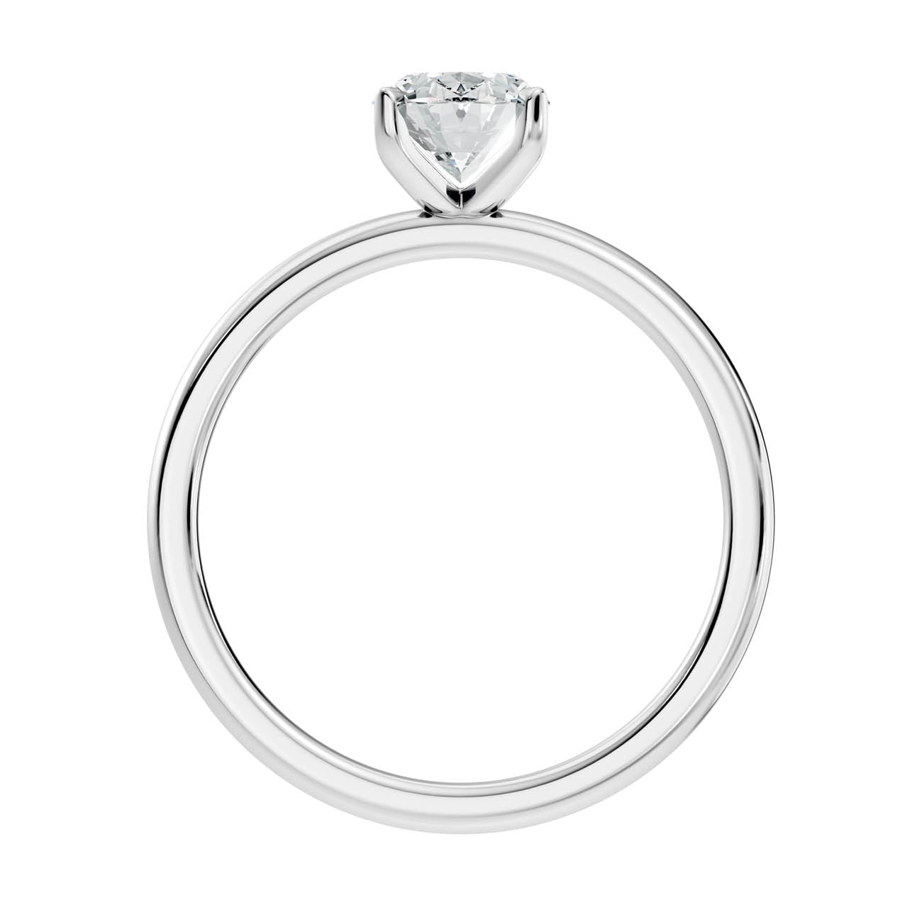 1.00 Ct. Oval Cut Diamond Solitaire Engagement Ring (19-b copy) 11