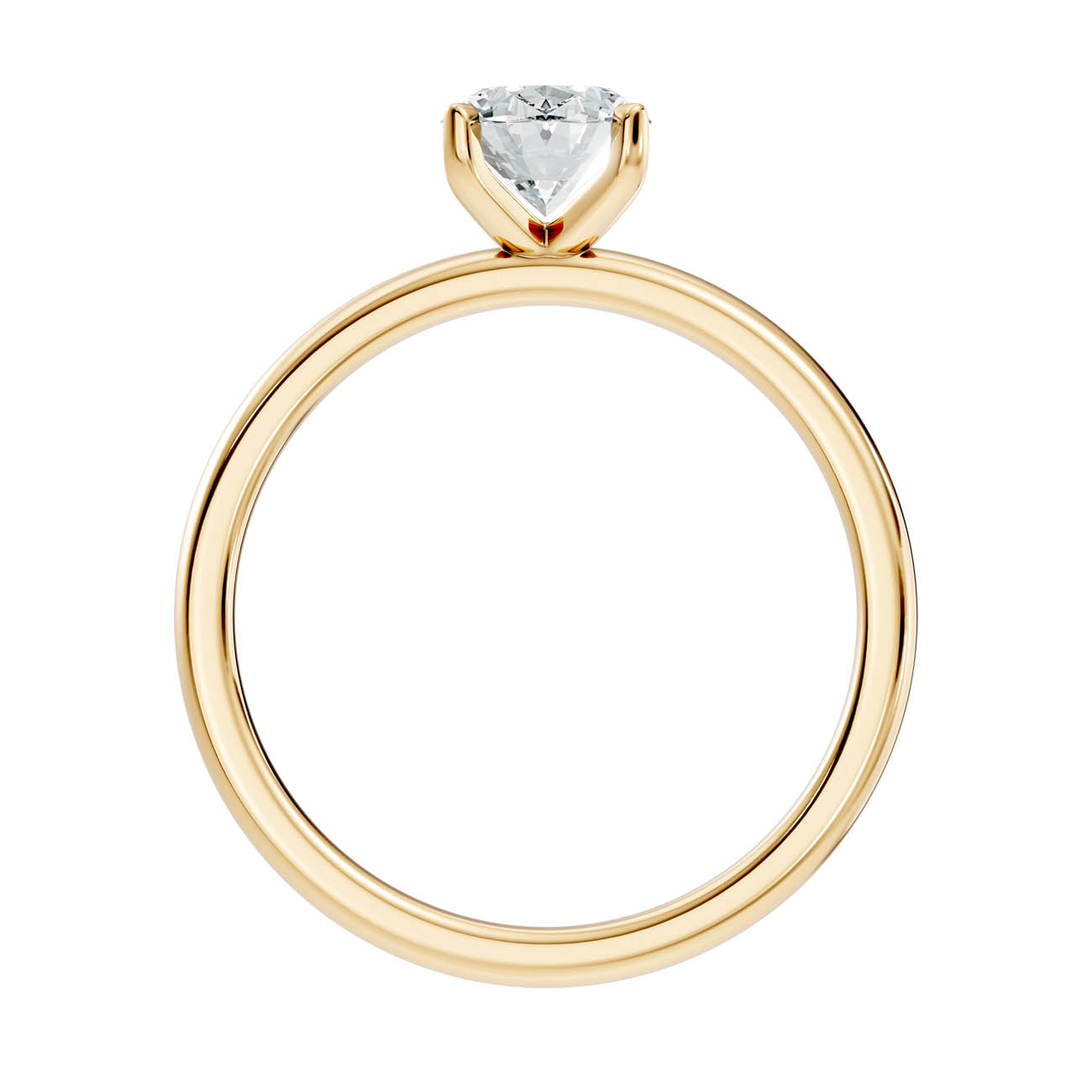 1.00 Ct. Oval Cut Diamond Solitaire Engagement Ring (19-b copy) 14