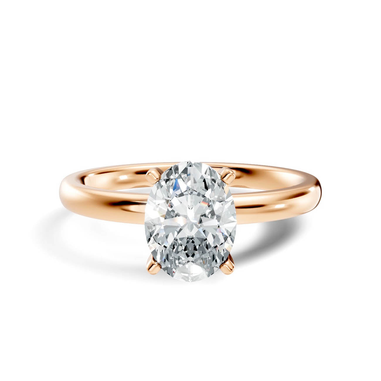 1.00 Ct. Oval Cut Diamond Solitaire Engagement Ring (19-b copy) 6
