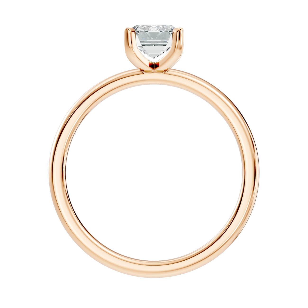 1.00 Ct. Emerald Cut Diamond Solitaire Engagement Ring (19-c copy) 5