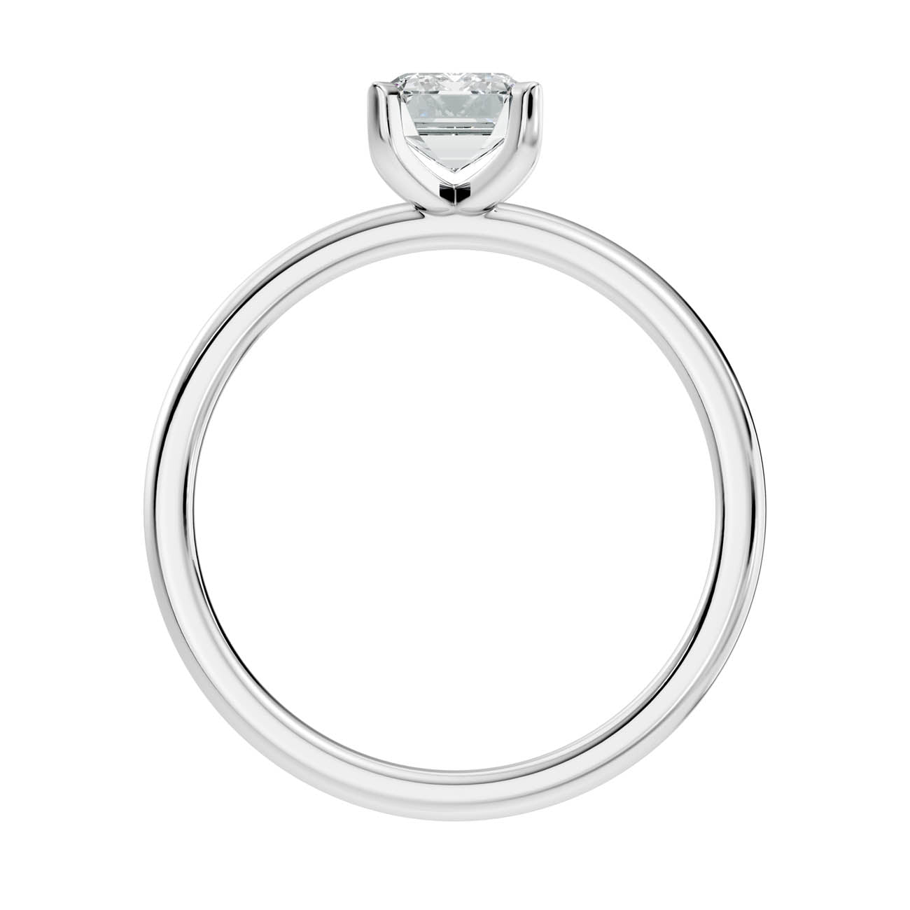 1.00 Ct. Emerald Cut Diamond Solitaire Engagement Ring (19-c copy) 12