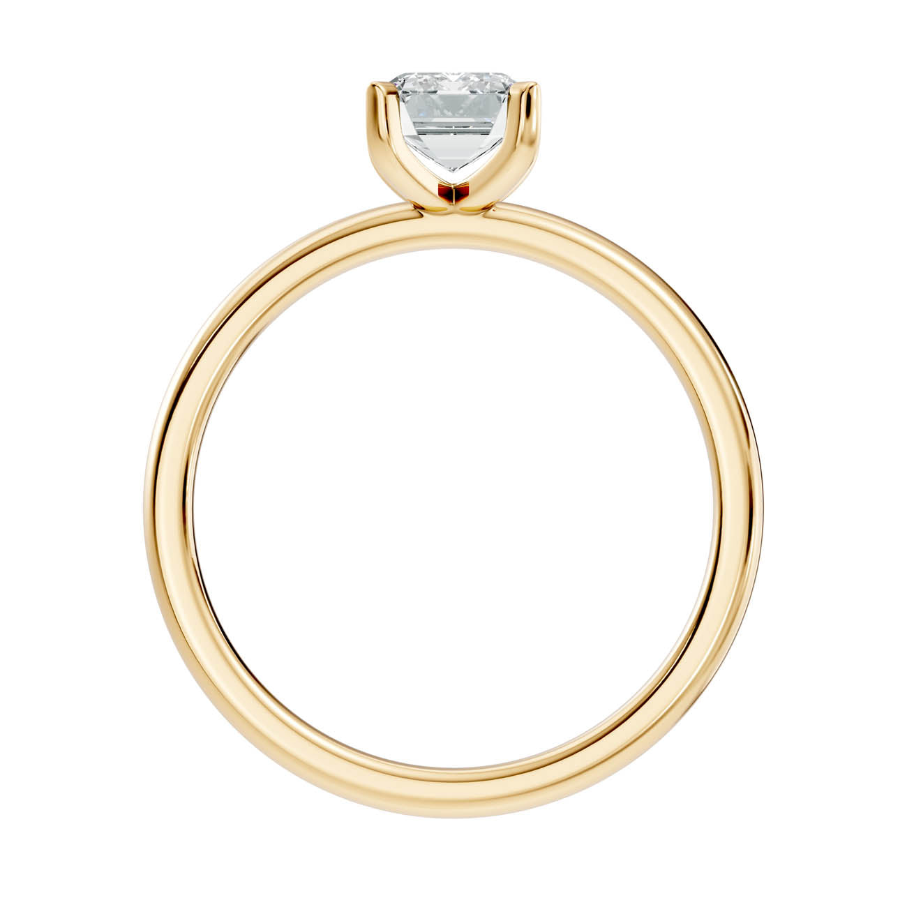 1.00 Ct. Emerald Cut Diamond Solitaire Engagement Ring (19-c copy) 14