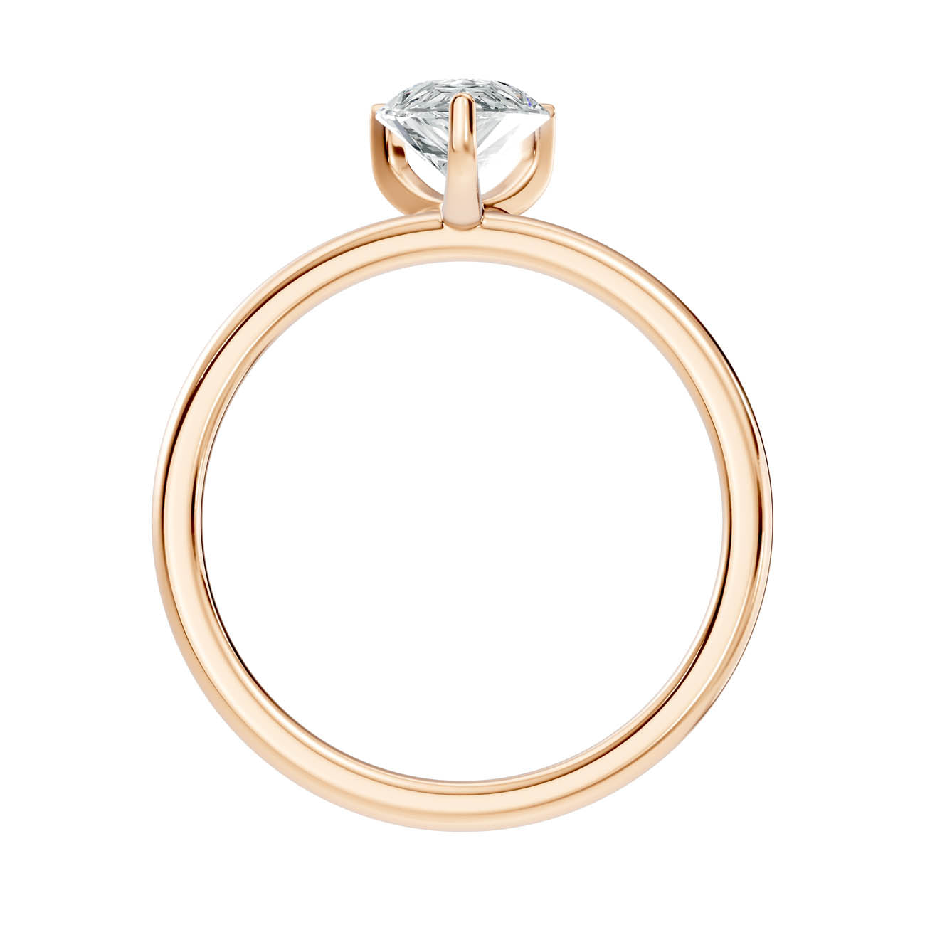 1.00 Ct. Pear Shaped Diamond Solitaire Engagement Ring (19-d copy) 5