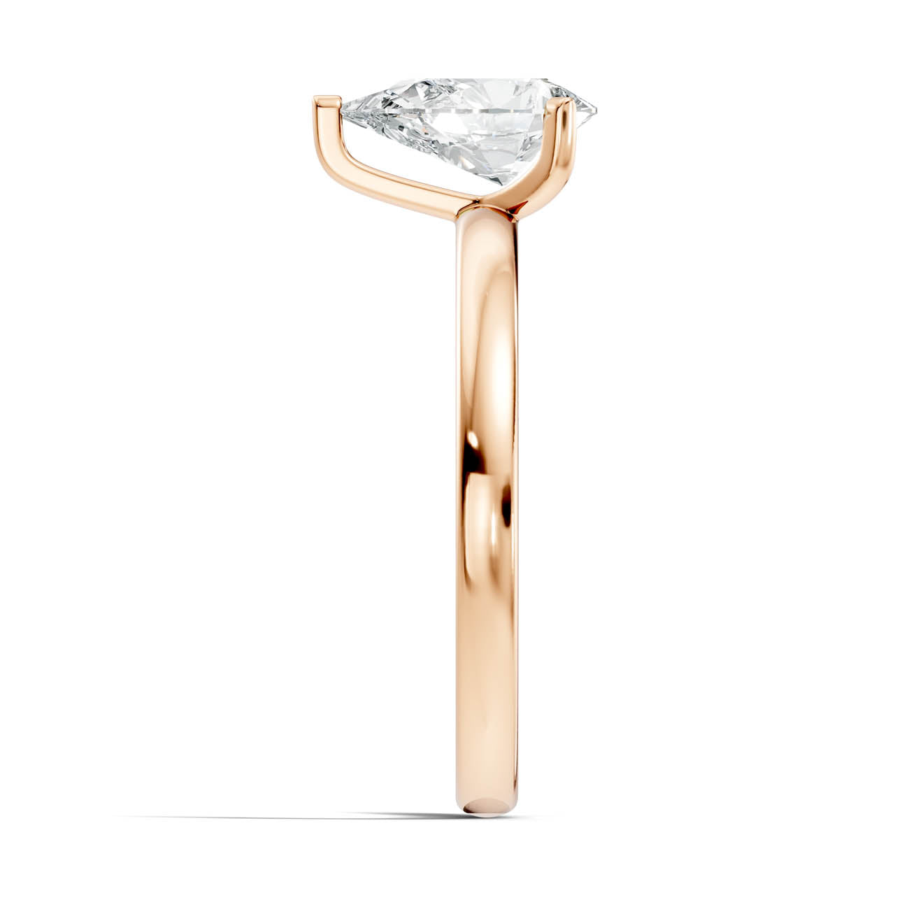 1.00 Ct. Pear Shaped Diamond Solitaire Engagement Ring (19-d copy) 8