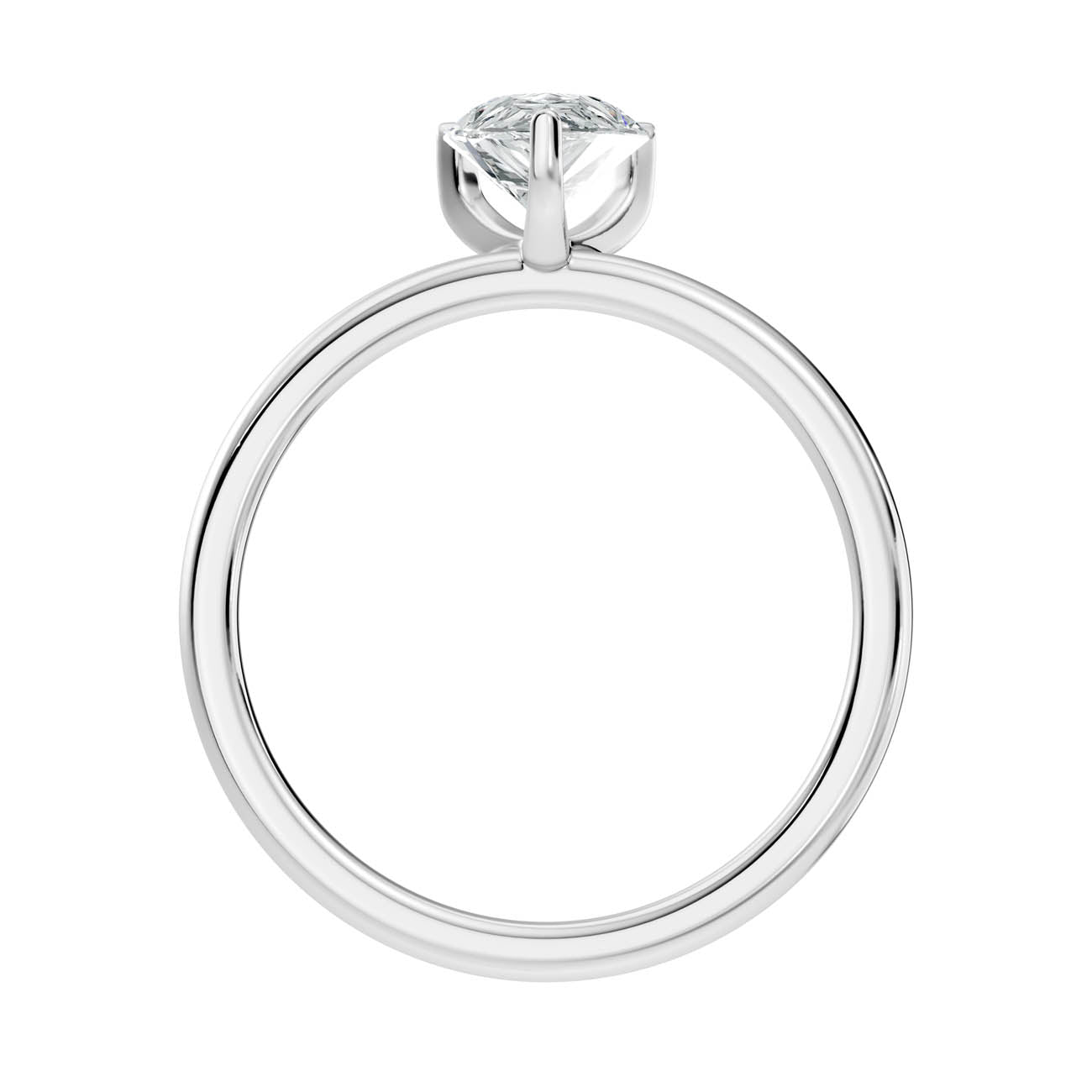 1.00 Ct. Pear Shaped Diamond Solitaire Engagement Ring (19-d copy) 11