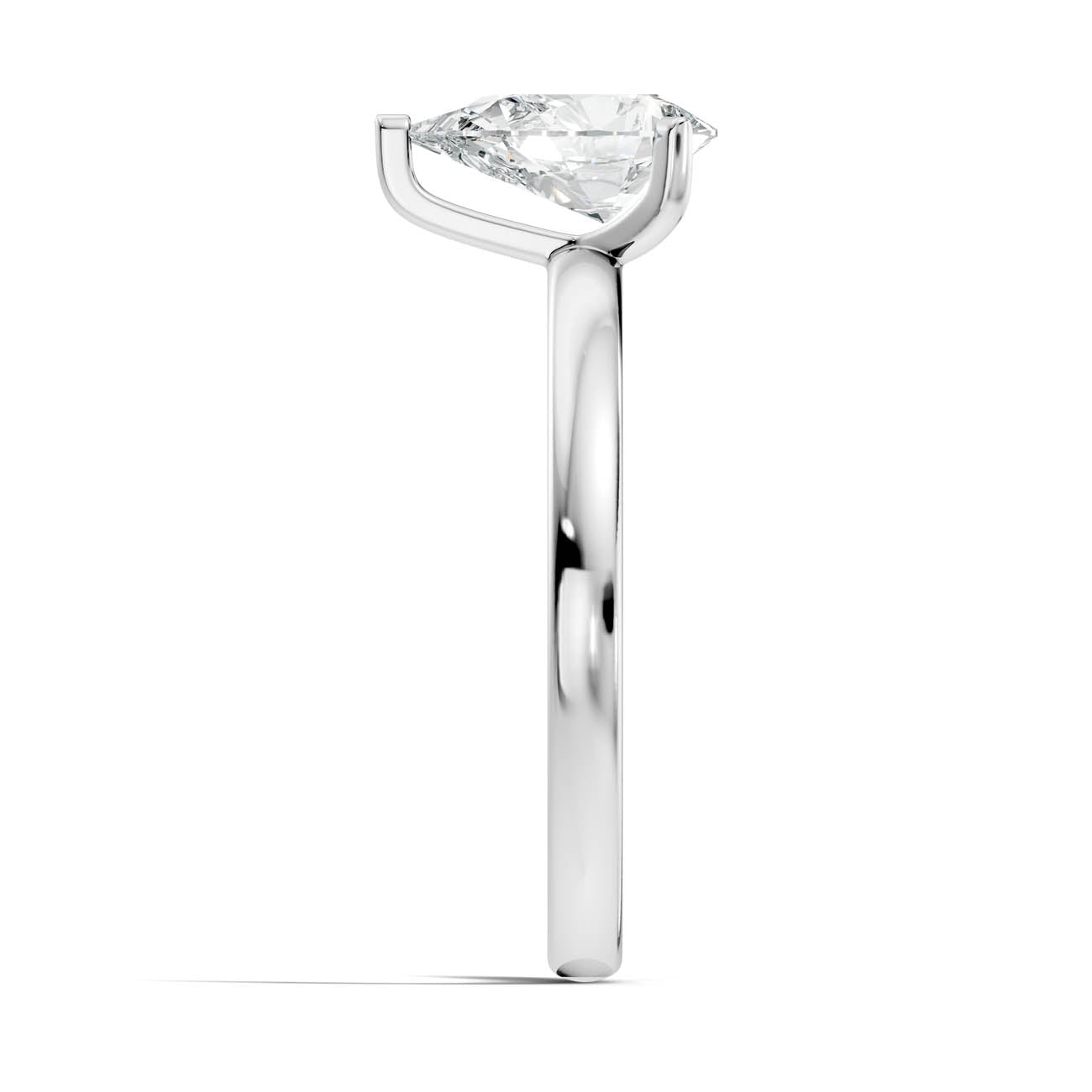 1.00 Ct. Pear Shaped Diamond Solitaire Engagement Ring (19-d copy) 12