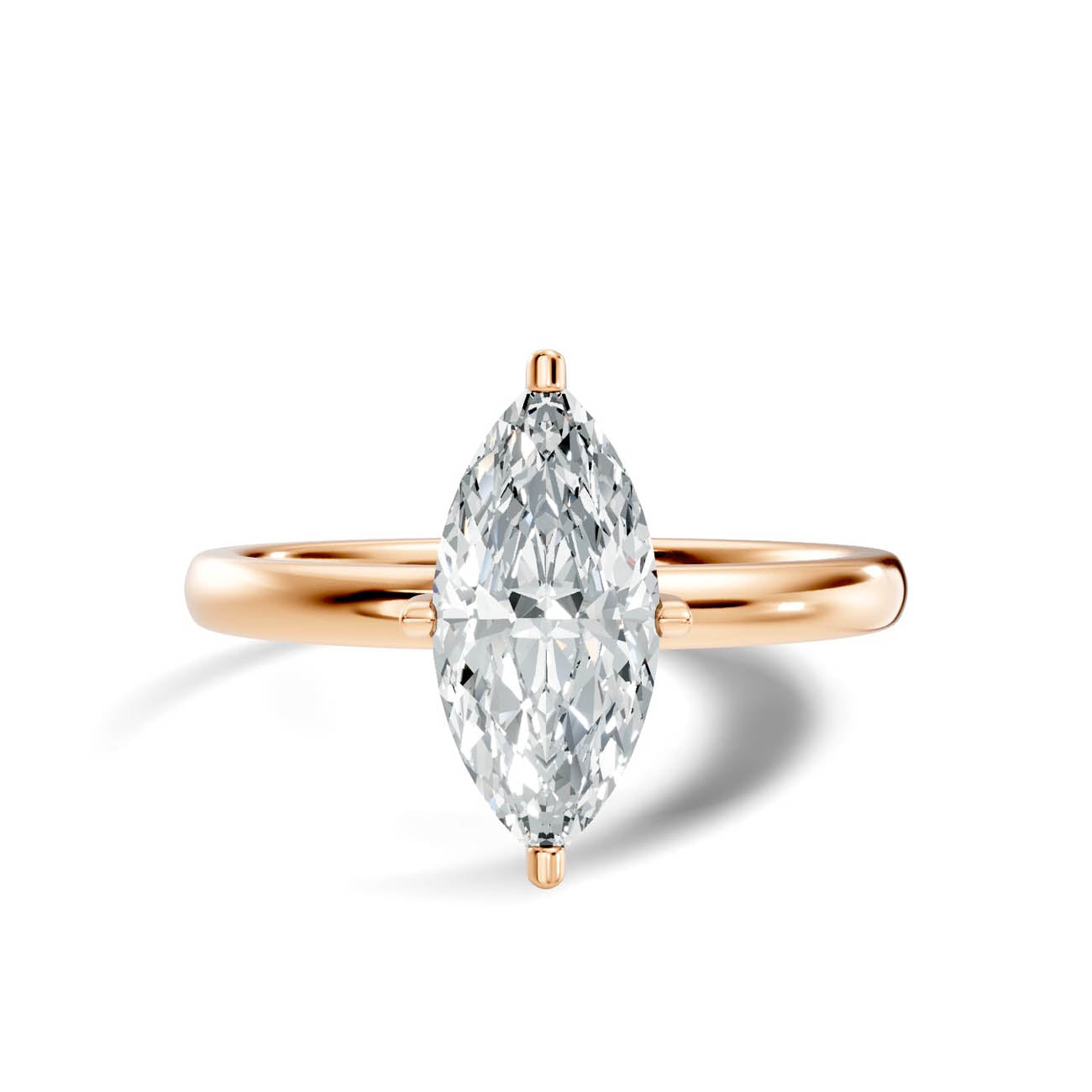 1.00 Ct. Marquise Cut Diamond Solitaire Ring (19-g copy) 6