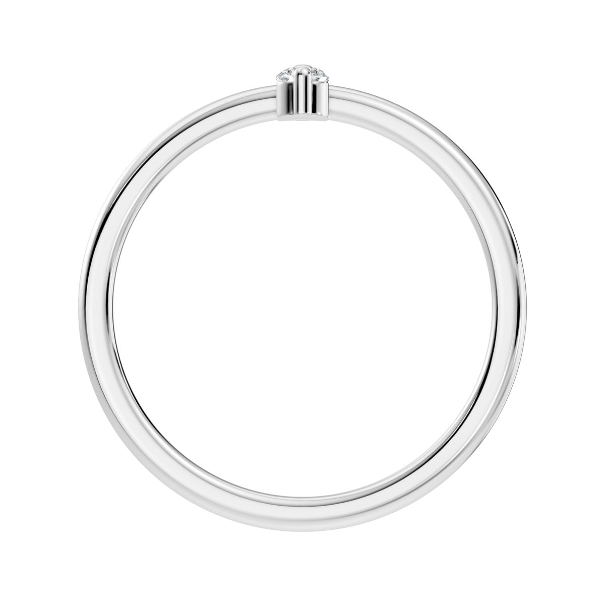 .10 Ct. Round Diamond Two-Stone Ring with Minimal Band (ja5-a copy) 10