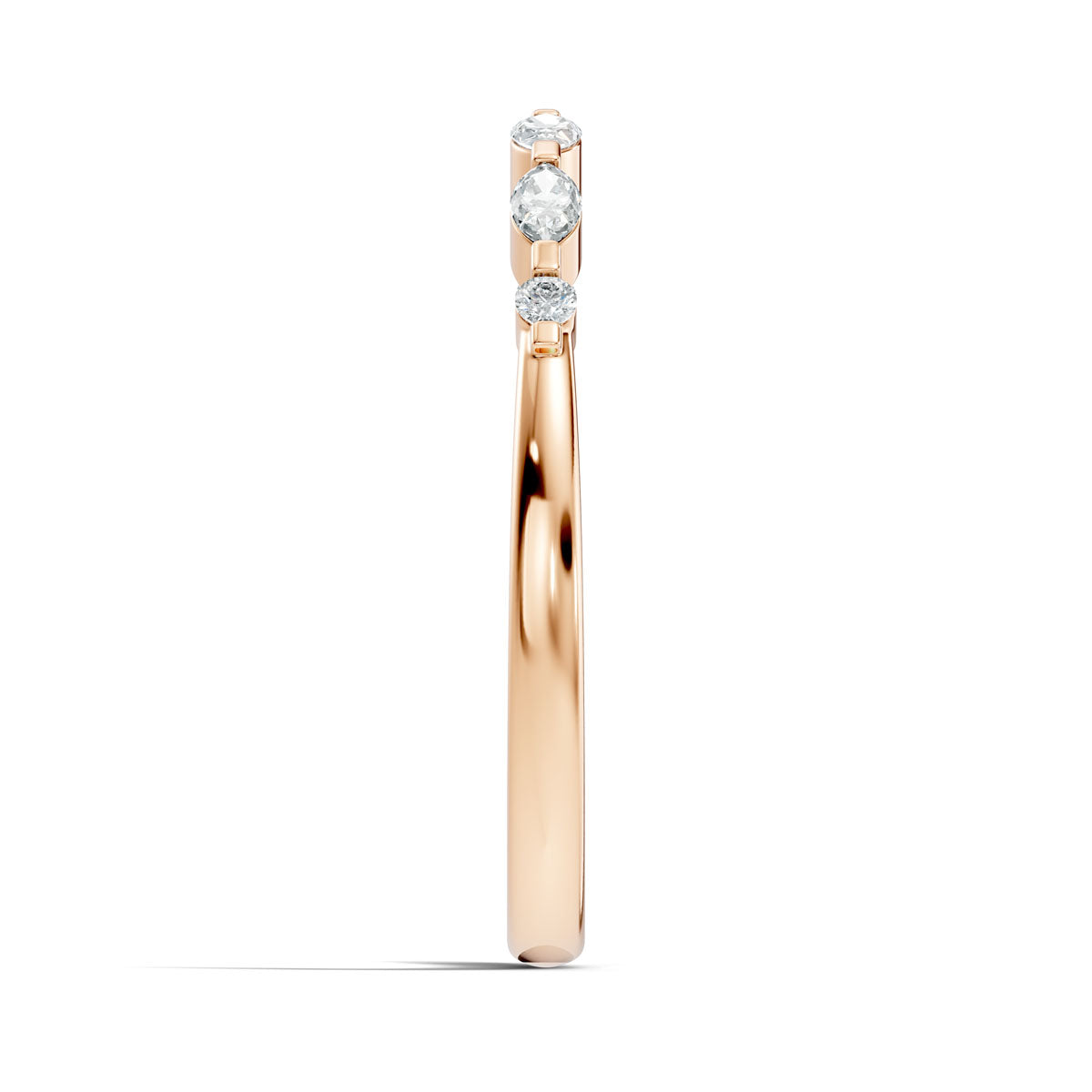 .17 Ct. Marquise and Round Diamond Half Eternity Ring (ja4-b) 8
