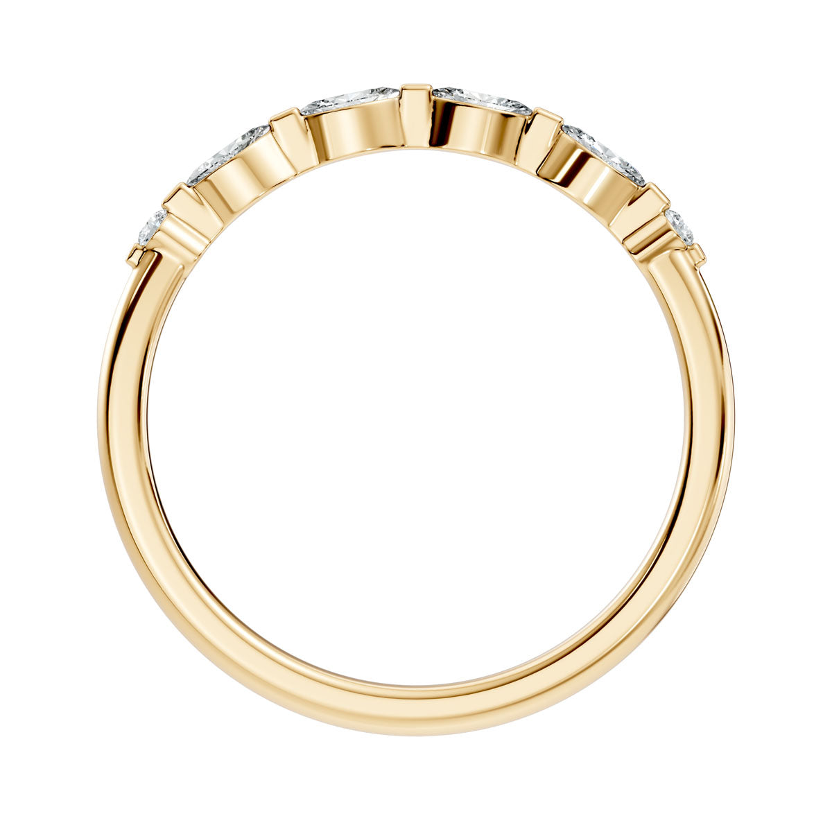 .17 Ct. Marquise and Round Diamond Half Eternity Ring (ja4-b) 4