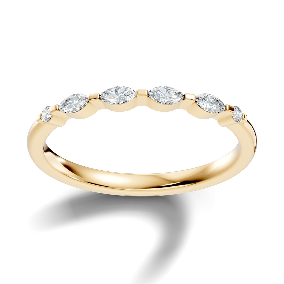 .17 Ct. Marquise and Round Diamond Half Eternity Ring (ja4-b) 3