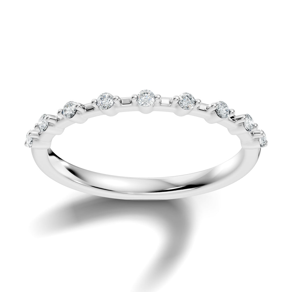 .15 Ct. Round Diamond Half Eternity Ring (ja4-a)