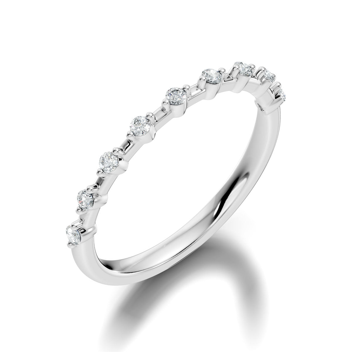 .15 Ct. Round Diamond Half Eternity Ring (ja4-a) 12