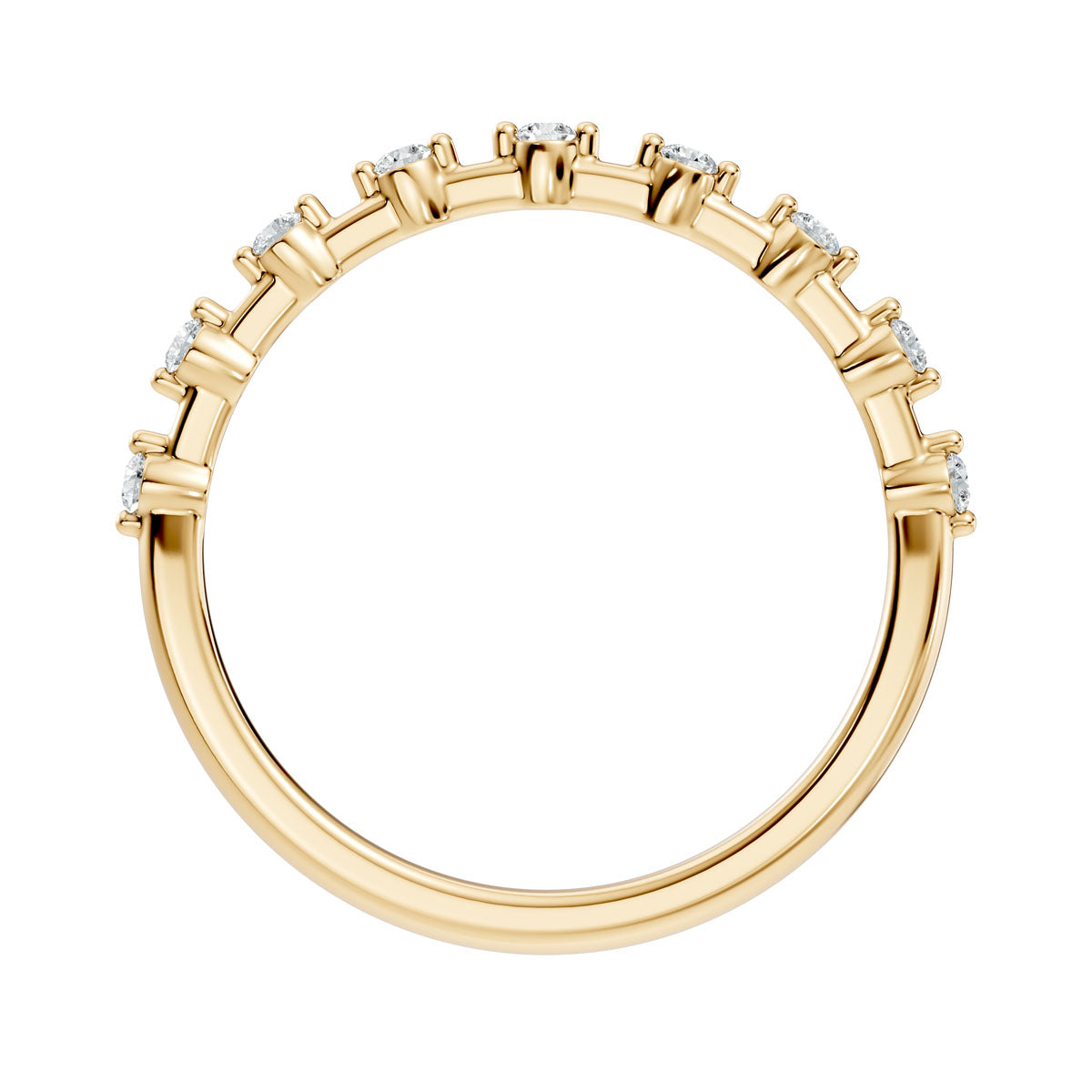 .15 Ct. Round Diamond Half Eternity Ring (ja4-a) 4