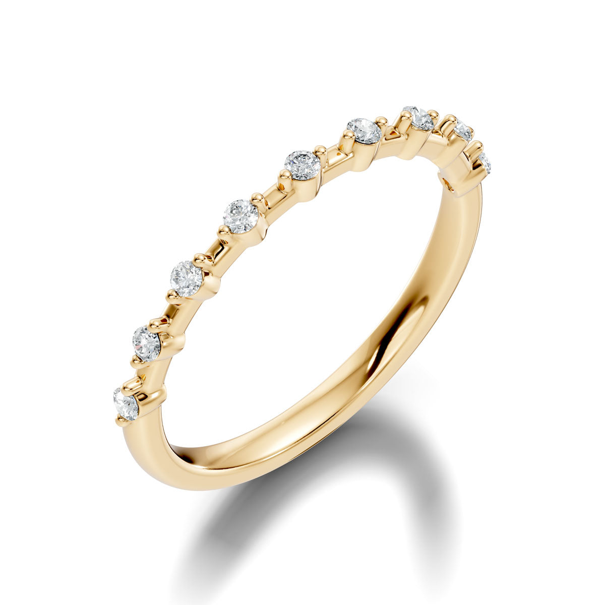 .15 Ct. Round Diamond Half Eternity Ring (ja4-a)