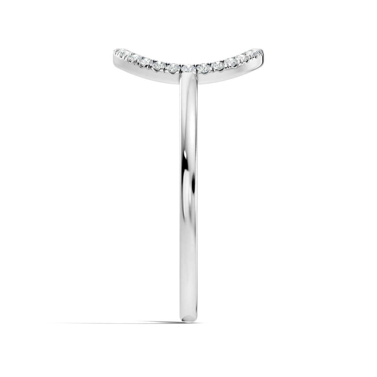 .10 Ct. Round Diamond Open Circle Ring (ja3-a) 8