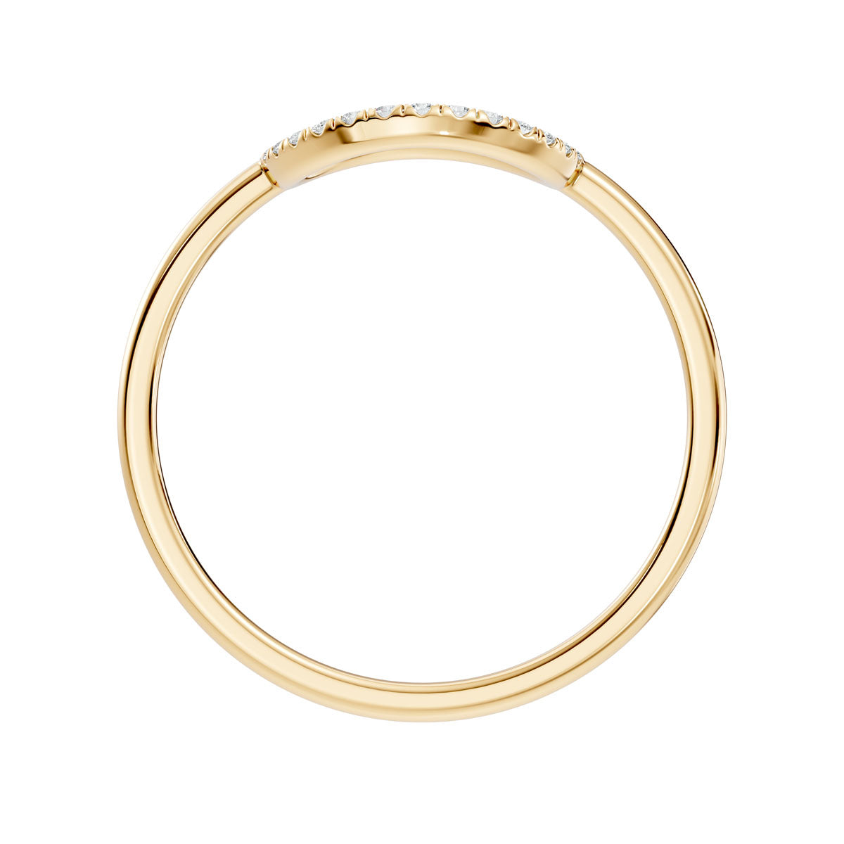 .10 Ct. Round Diamond Open Circle Ring (ja3-a) 10
