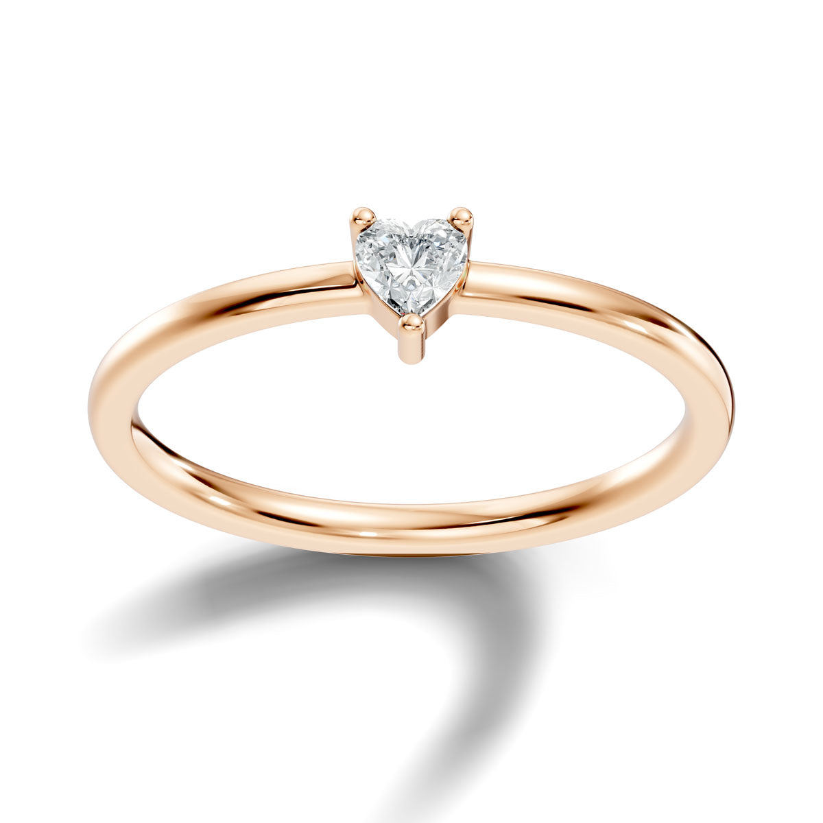 .15 Ct. Heart-Shaped Diamond Solitaire Ring with Three-Prong Setting (ja7-g copy) 6
