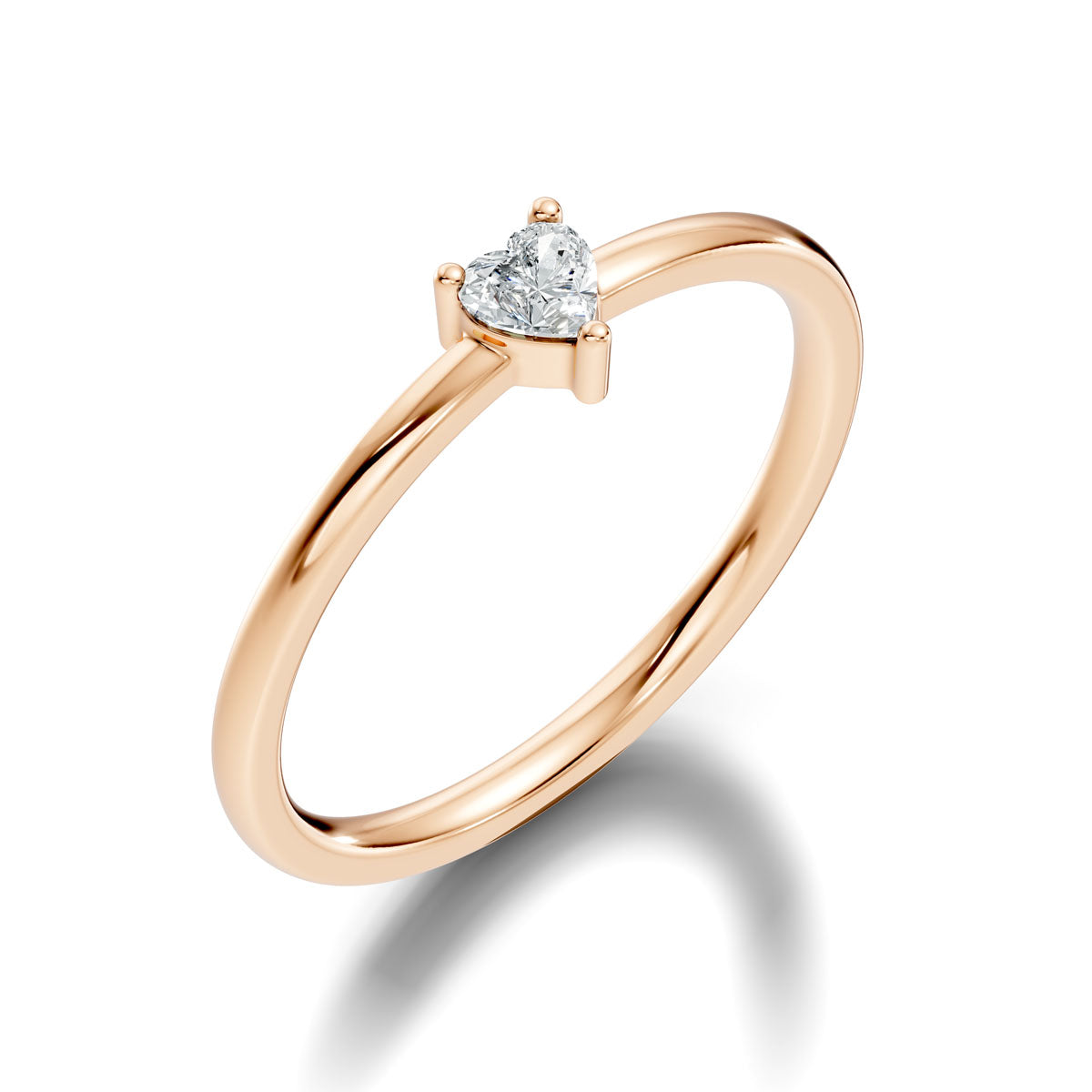 .15 Ct. Heart-Shaped Diamond Solitaire Ring with Three-Prong Setting (ja7-g copy) 9