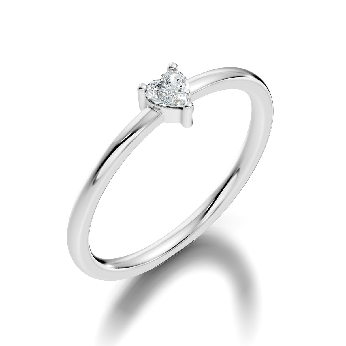 .15 Ct. Heart-Shaped Diamond Solitaire Ring with Three-Prong Setting (ja7-g copy) 12