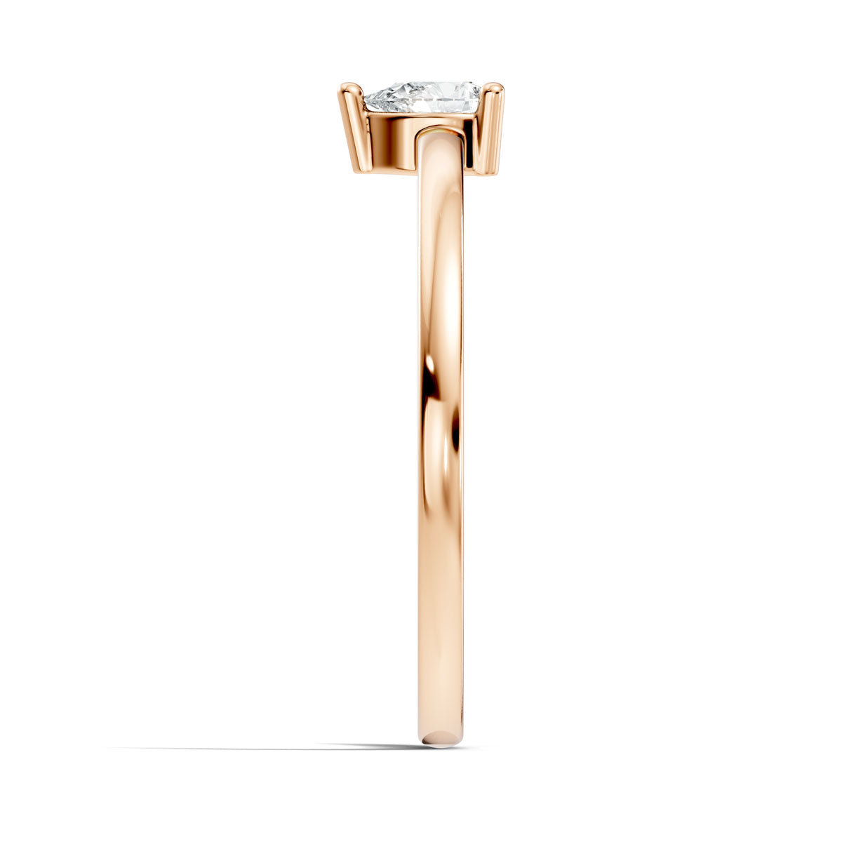 .10 Ct. Pear-Shaped Diamond Solitaire Ring with Three-Prong Setting (ja7-f copy) 8
