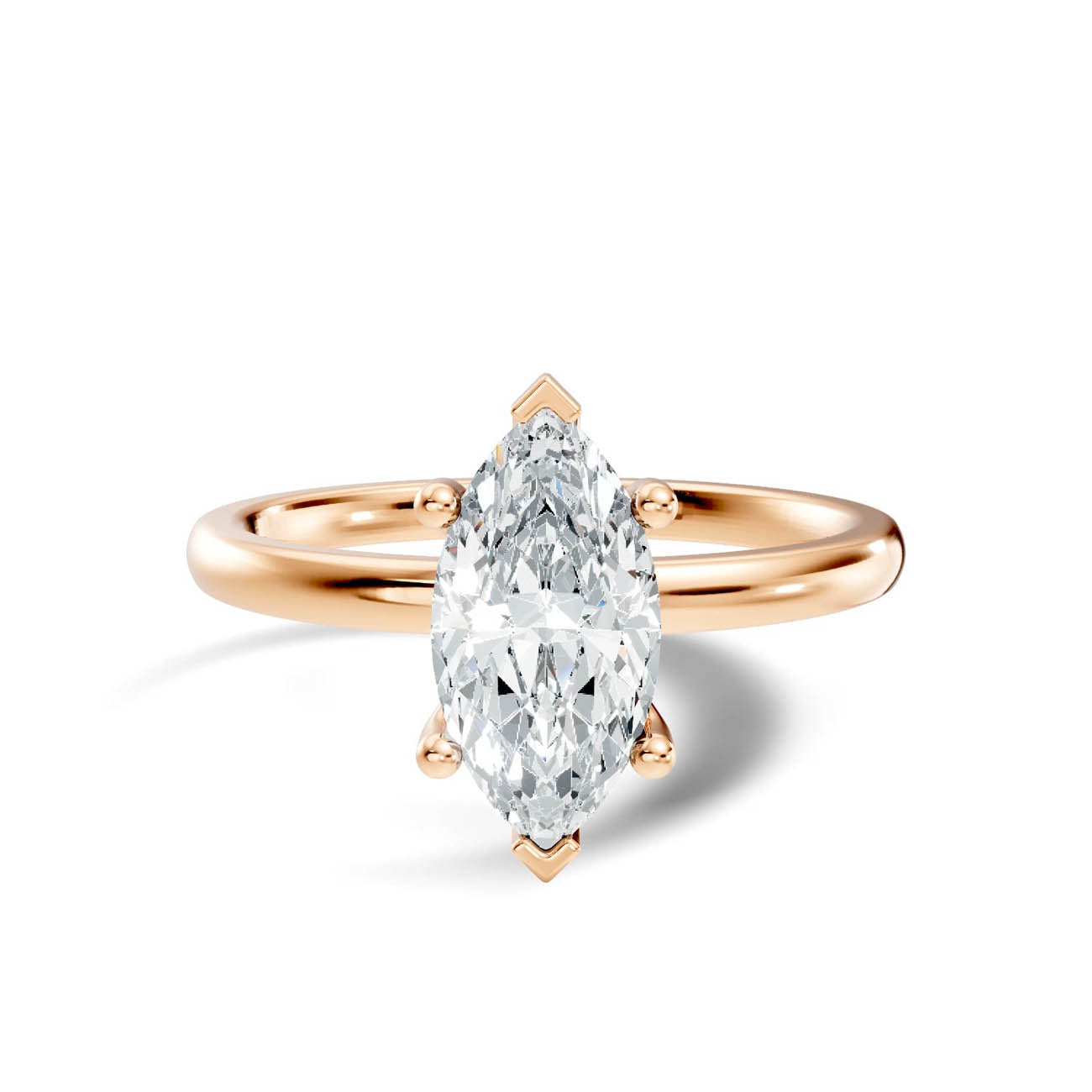.50-1.50 Ct. Classic Marquise Diamond Solitaire Ring with Four-Prong Setting (ja11-c copy) 6