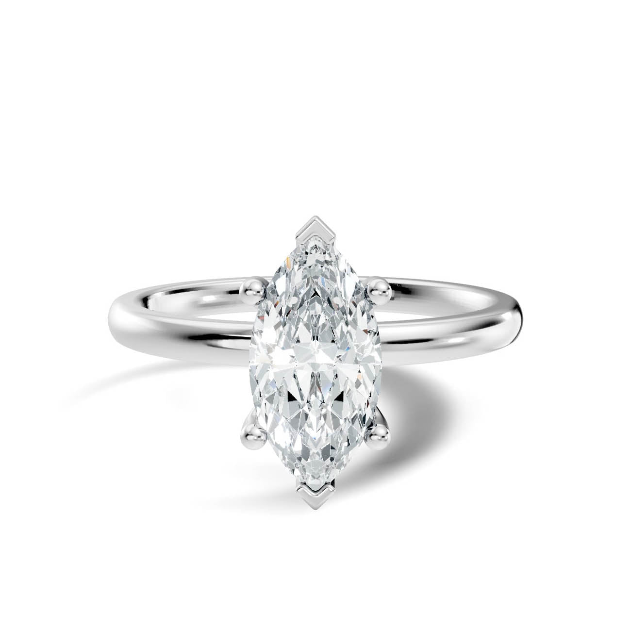 .50-1.50 Ct. Classic Marquise Diamond Solitaire Ring with Four-Prong Setting (ja11-c copy) 10