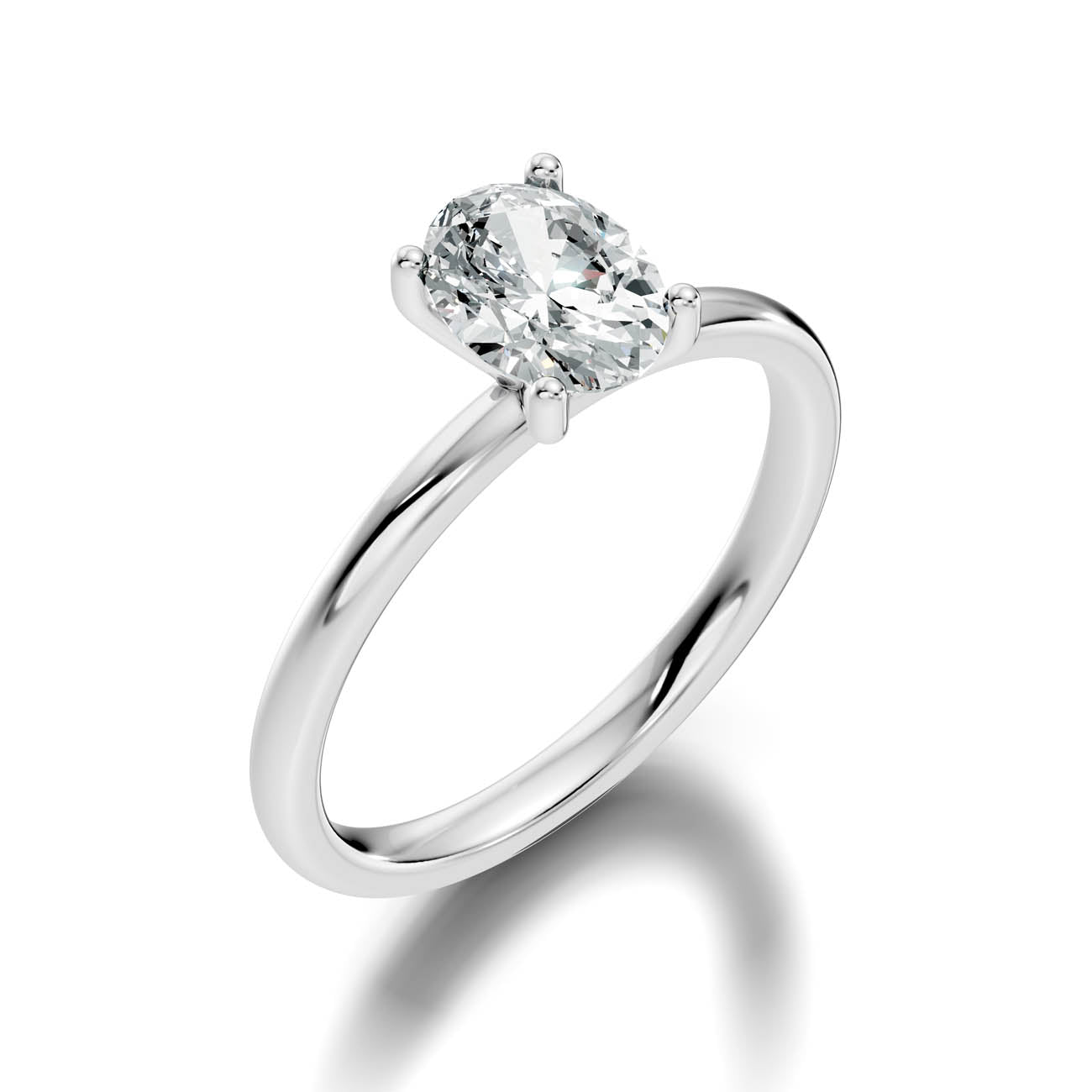 .50-1.50 Ct. Classic Oval Diamond Solitaire Ring with Four-Prong Setting (ja11-d copy) 13