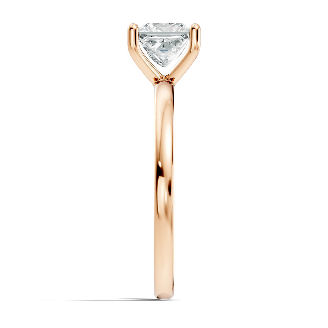 .50-1.50 Ct. Classic Princess Cut Diamond Solitaire Ring with Four-Prong Setting (ja11-f copy) 8