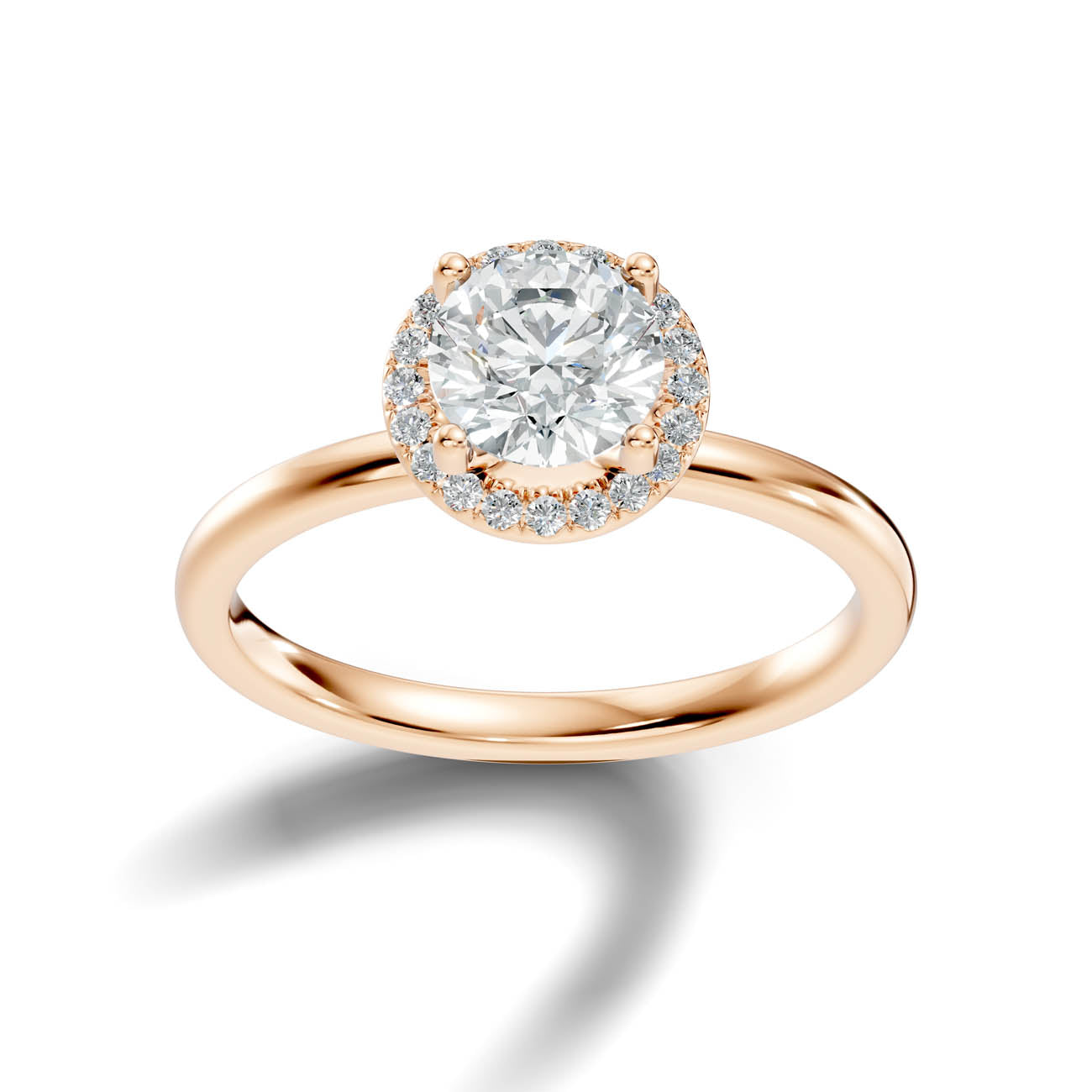.50-1.50 Ct. Round Brilliant Diamond Halo Ring (ja17-a copy) 5