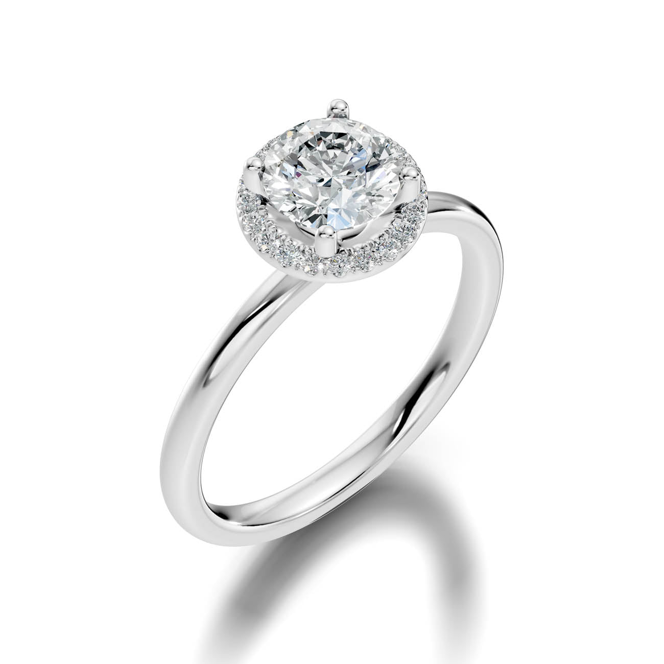 .50-1.50 Ct. Round Brilliant Diamond Halo Ring (ja17-a copy) 13