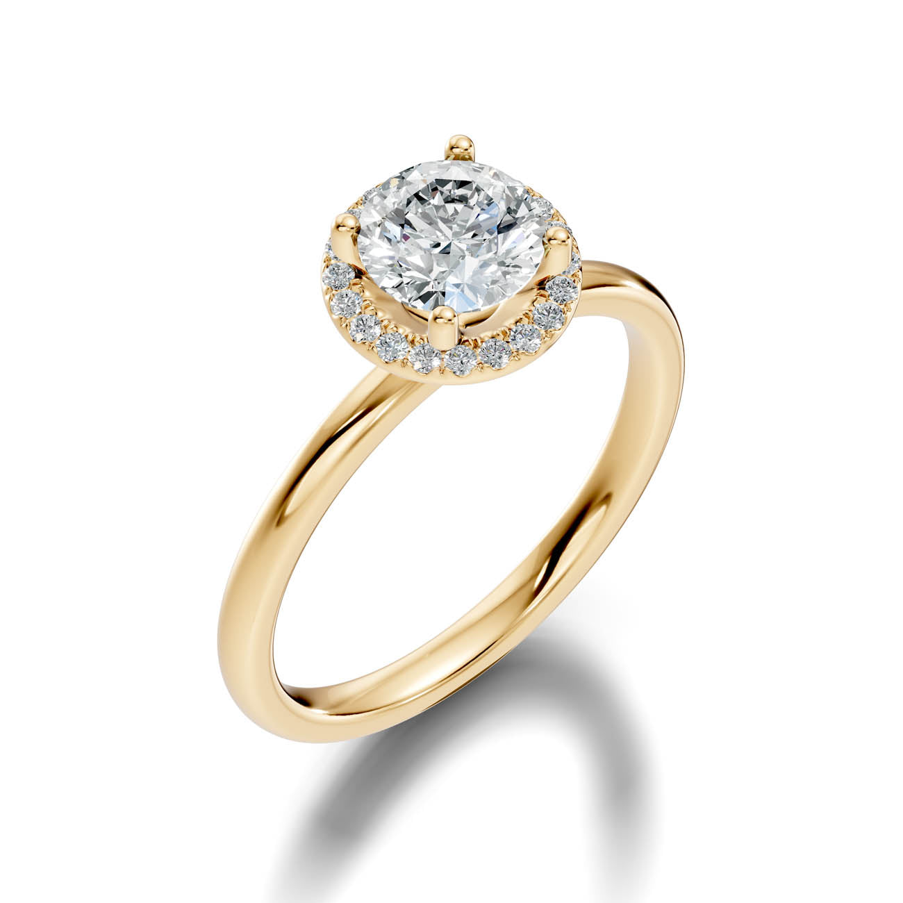 .50-1.50 Ct. Round Brilliant Diamond Halo Ring (ja17-a copy)