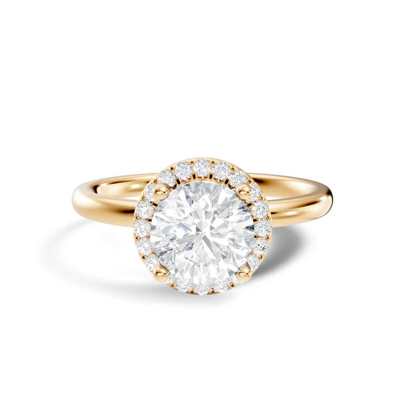 .50-1.50 Ct. Round Brilliant Diamond Halo Ring (ja17-a copy) 3