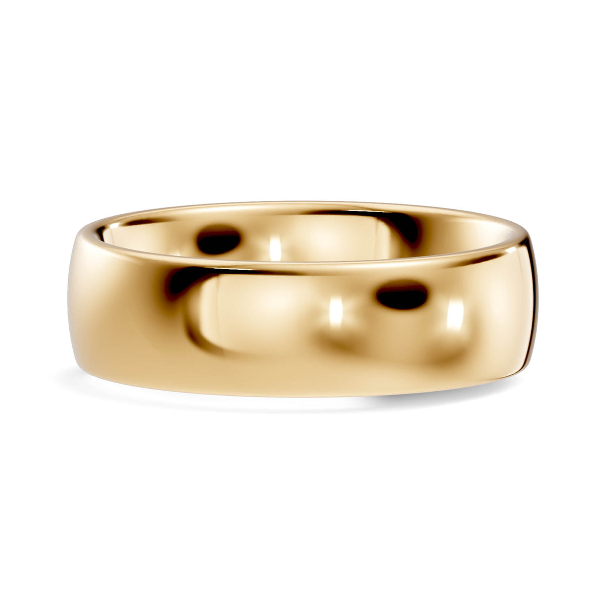 Classic High-Polish Domed Wedding Band (TBW-6MM) 5