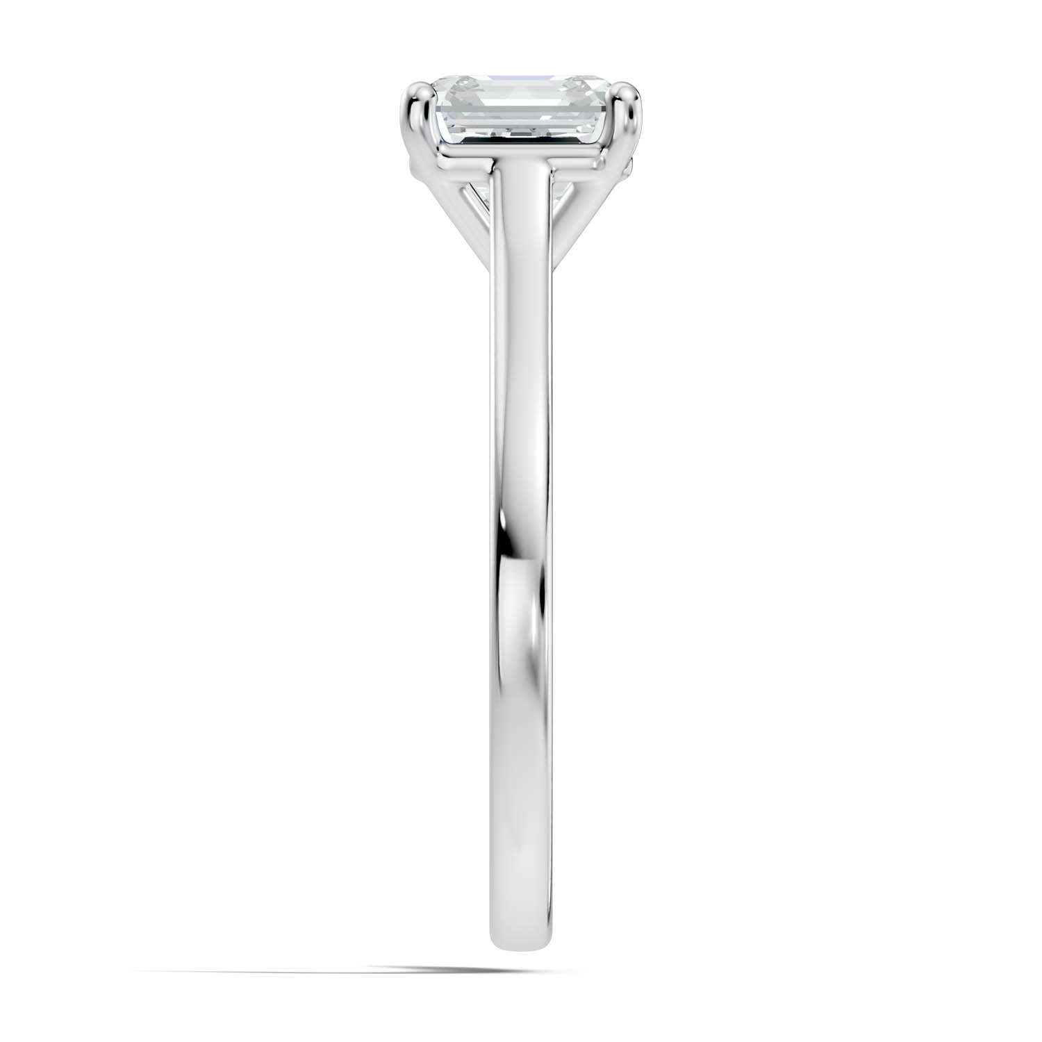 1.47 Ct. Asscher Cut Solitaire Engagement Ring (10ASC) 9