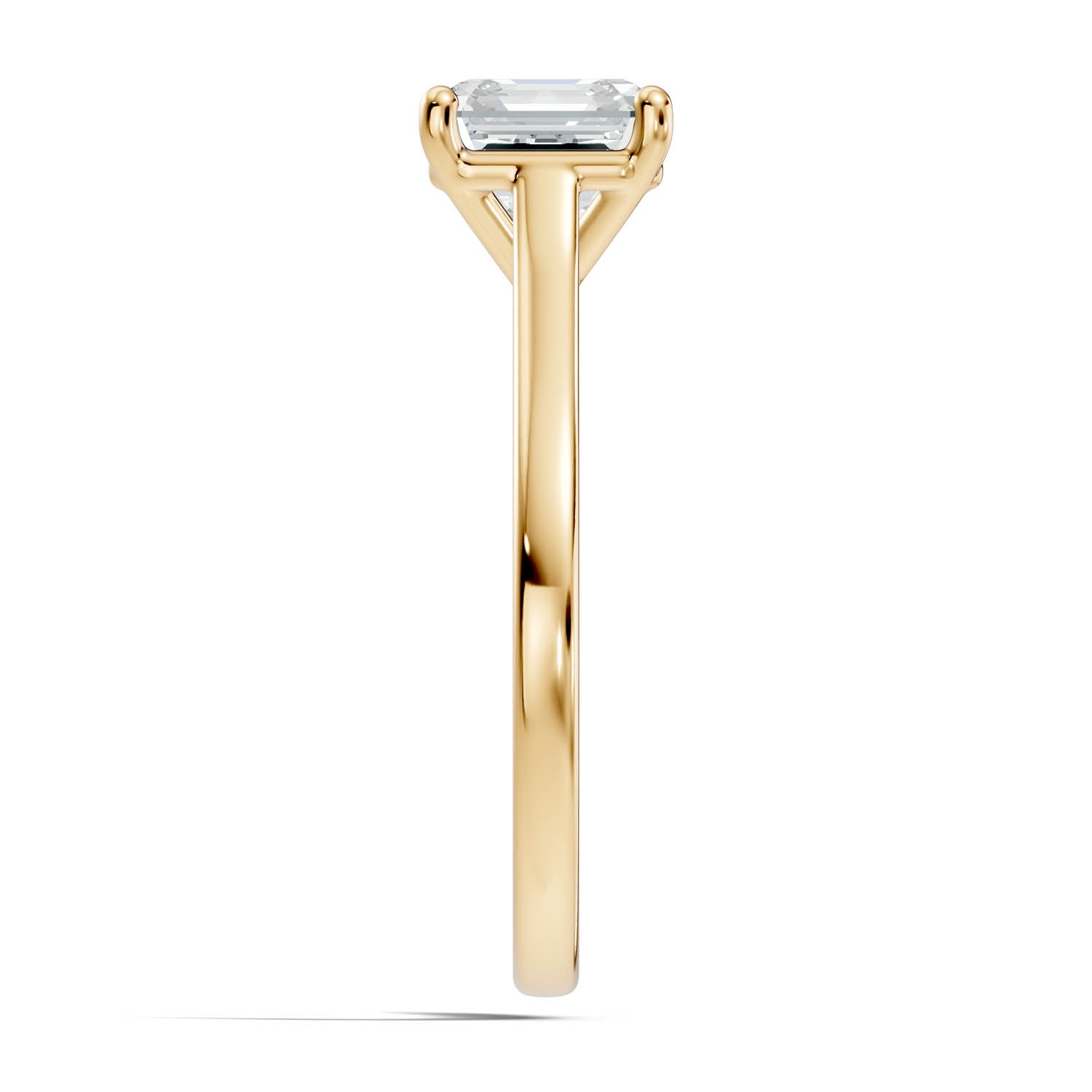 1.47 Ct. Asscher Cut Solitaire Engagement Ring (10ASC) 14