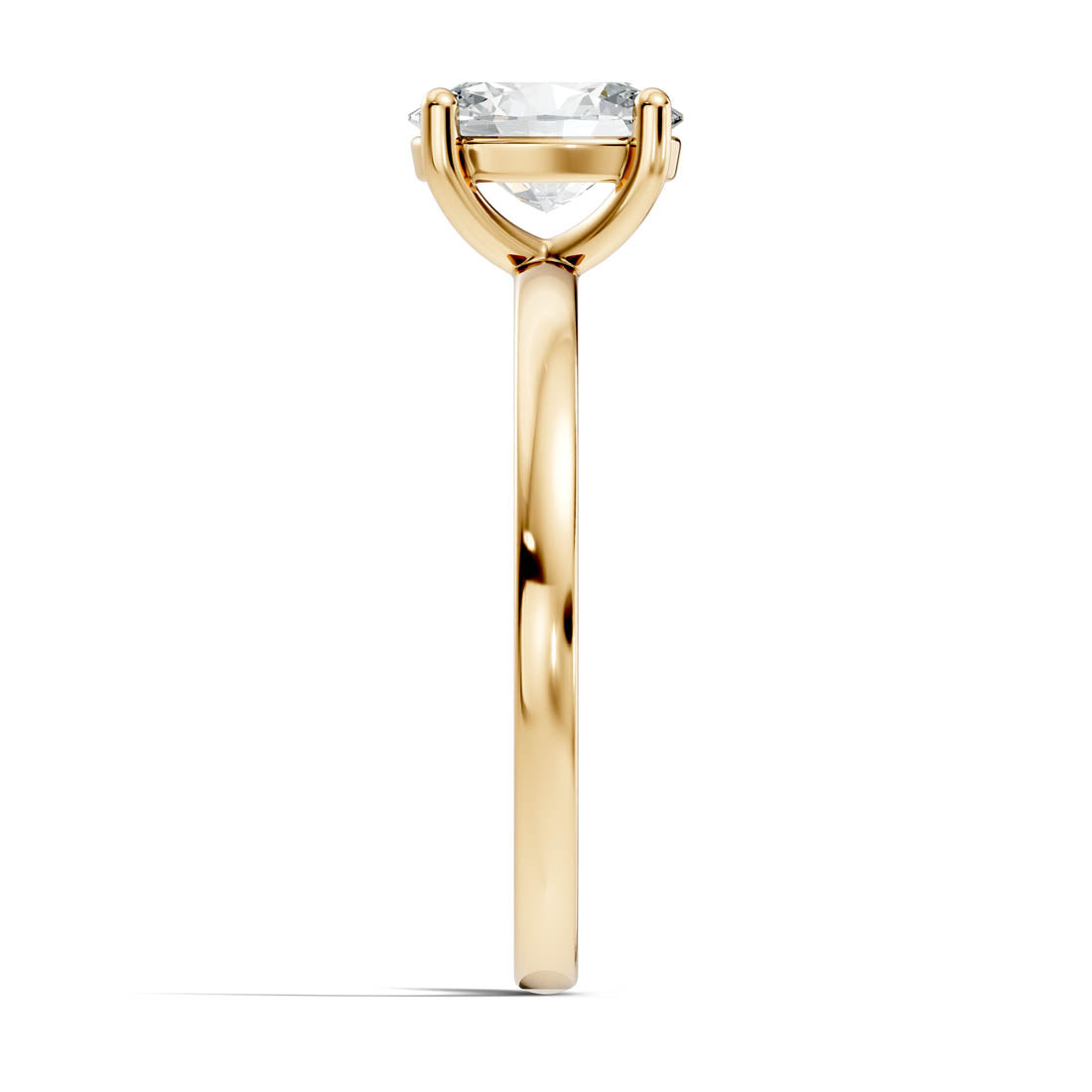 1.00 Ct. Oval Diamond Classic Four-Prong Solitaire Ring (b12-b) 11