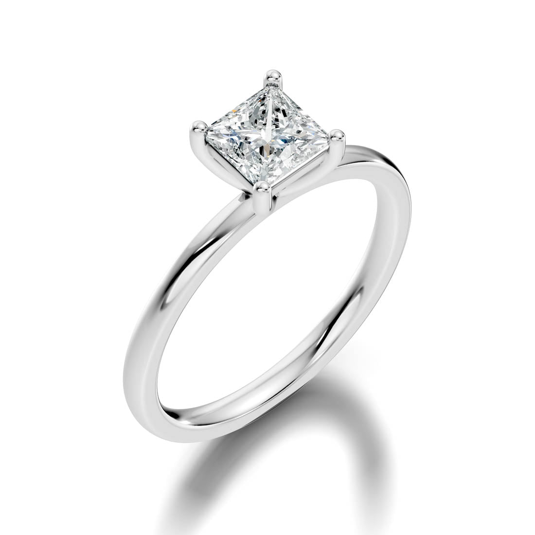 1.00 Ct. Diamond Classic Four-Prong Solitaire Ring (b12-d) 8