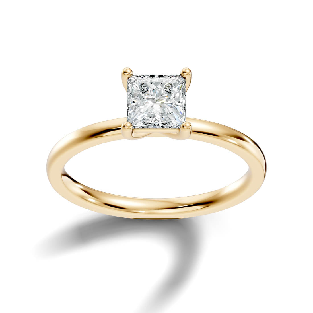 1.00 Ct. Diamond Classic Four-Prong Solitaire Ring (b12-d) 10