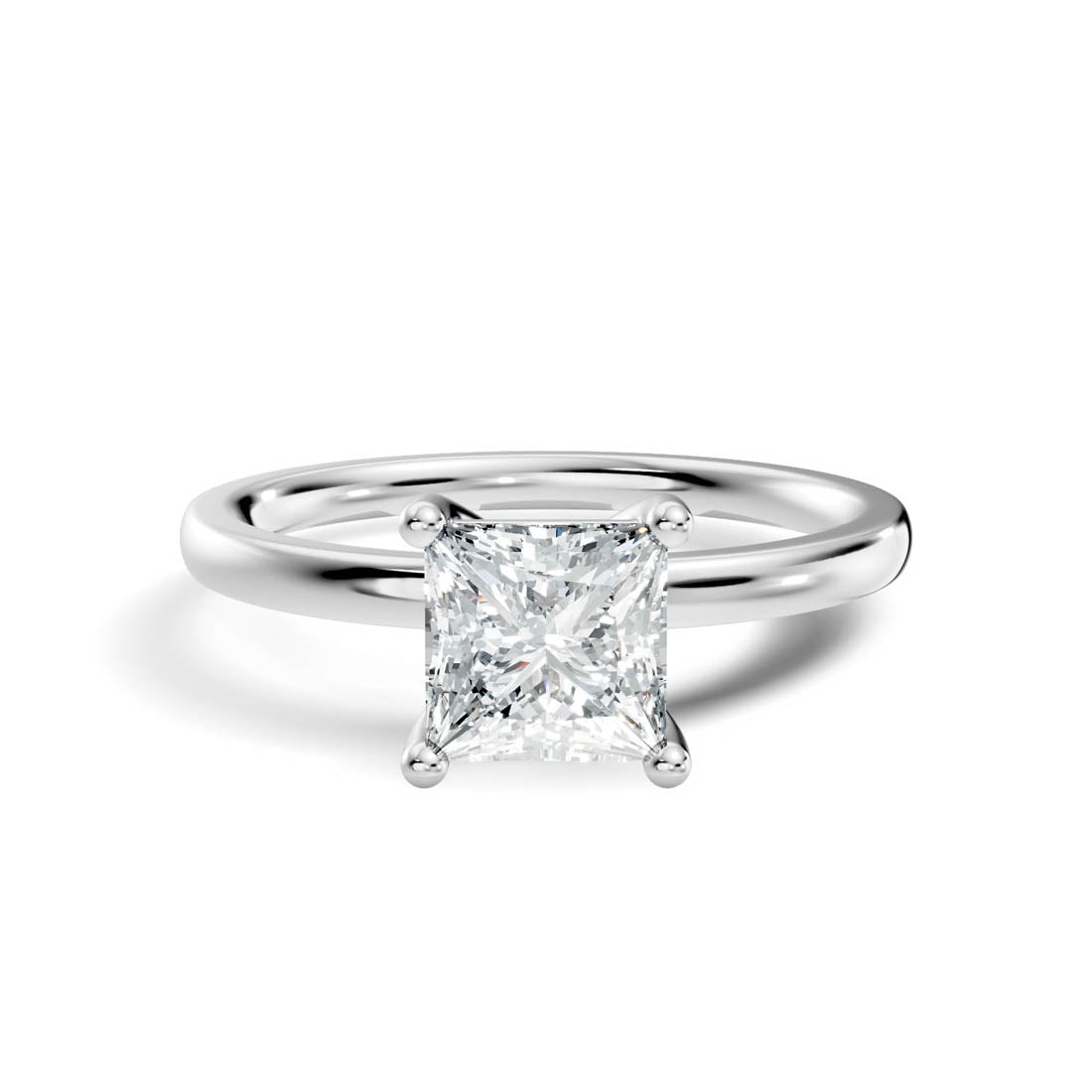 1.00 Ct. Diamond Classic Four-Prong Solitaire Ring (b12-d) 14