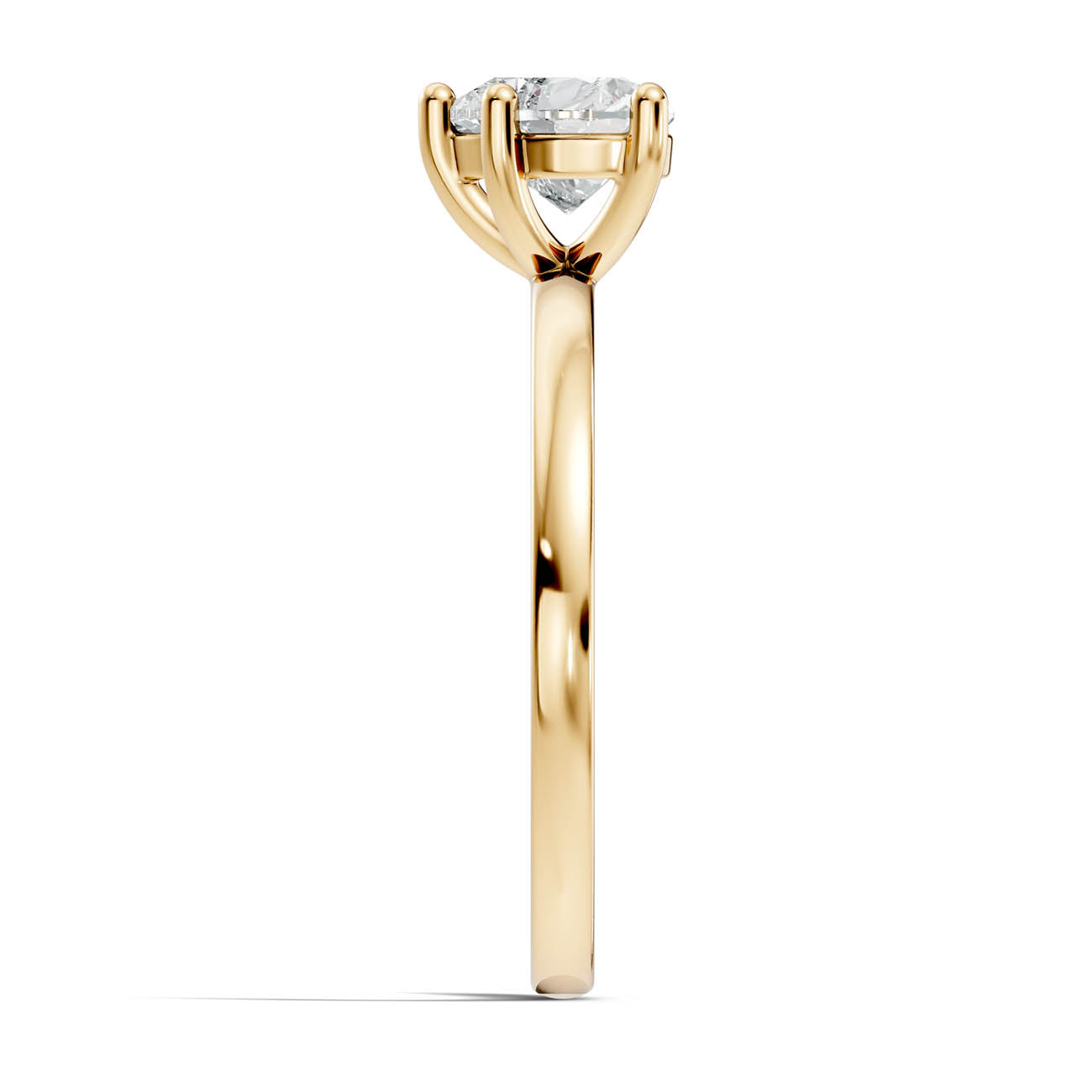 .50-1.00 Ct. Heart-Cut Diamond Solitaire Ring with Three-Prong Setting (b12-g) 15