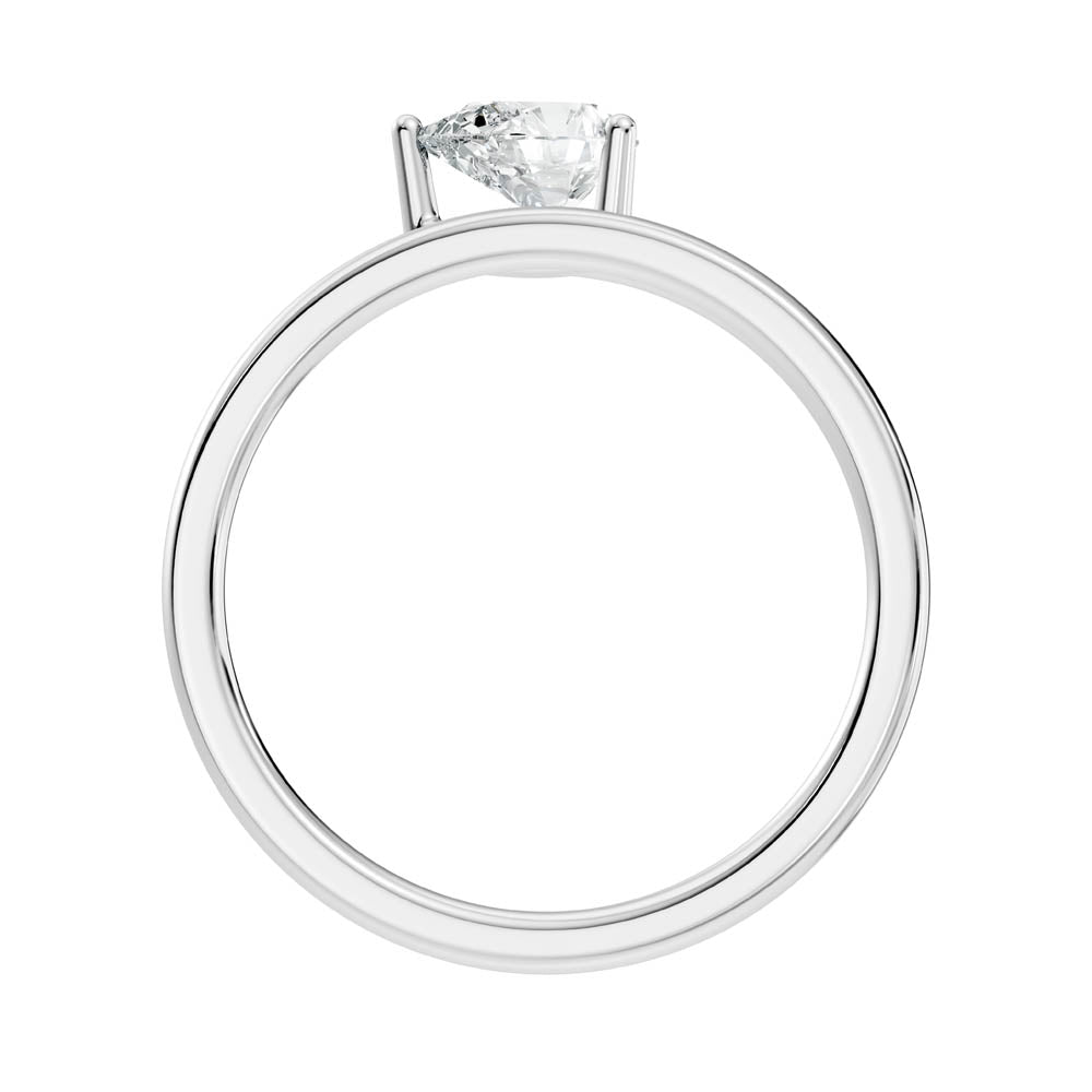 .50 Ct. Pear Diamond Open-Band Solitaire Ring (b3-a copy) 6