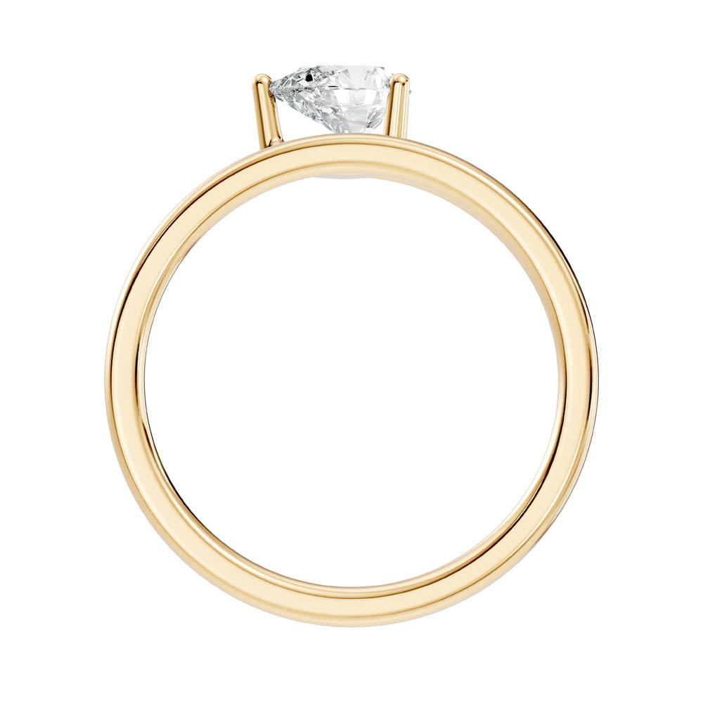 .50 Ct. Pear Diamond Open-Band Solitaire Ring (b3-a copy) 9