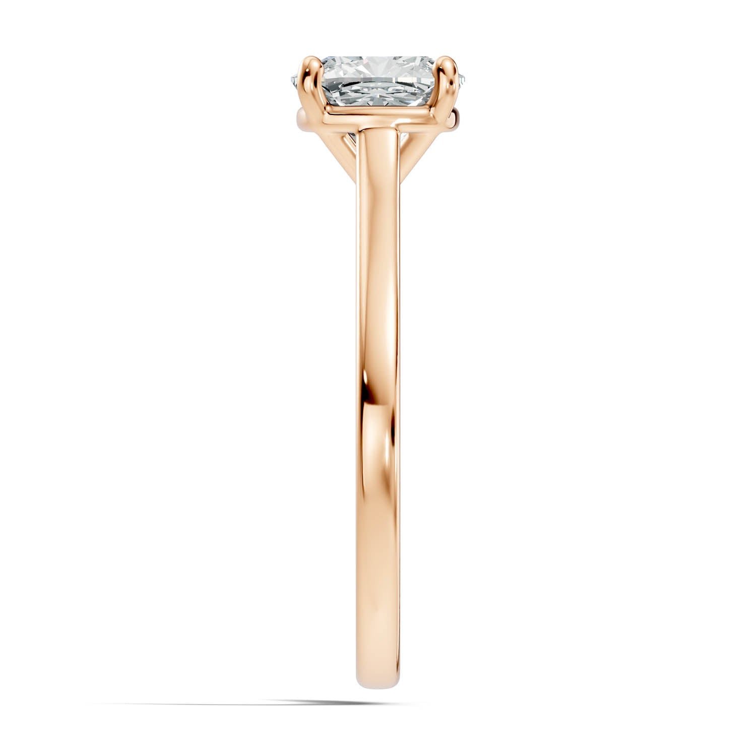 1.53 Ct. Cushion Cut Solitaire Engagement Ring (10CUC) 13