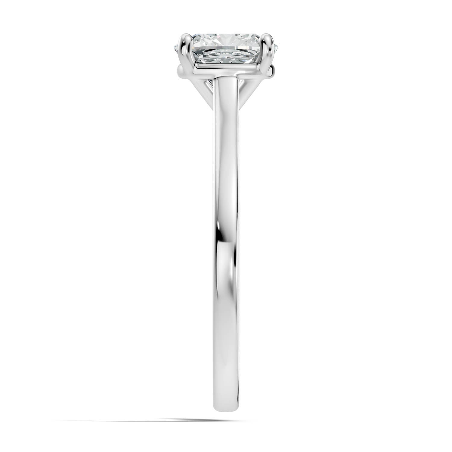 1.53 Ct. Cushion Cut Solitaire Engagement Ring (10CUC) 15