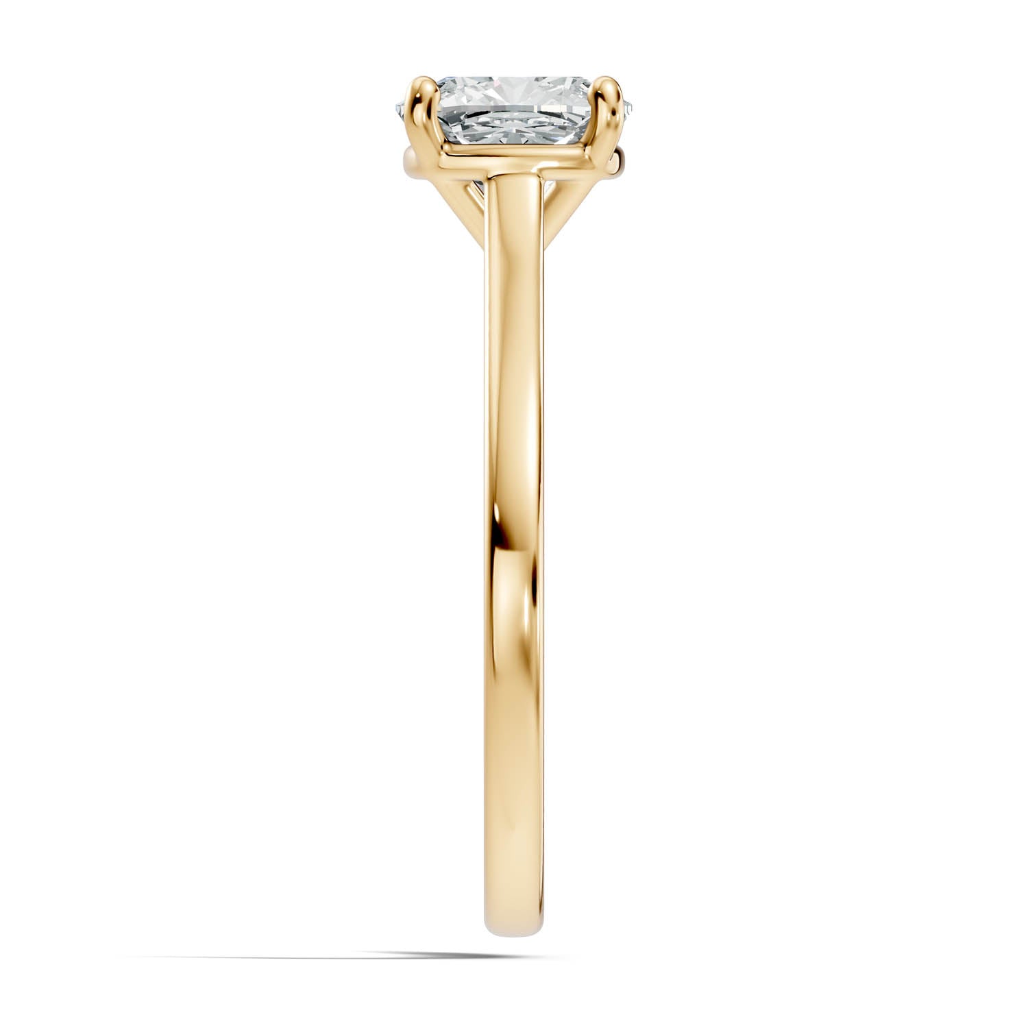 1.53 Ct. Cushion Cut Solitaire Engagement Ring (10CUC) 8